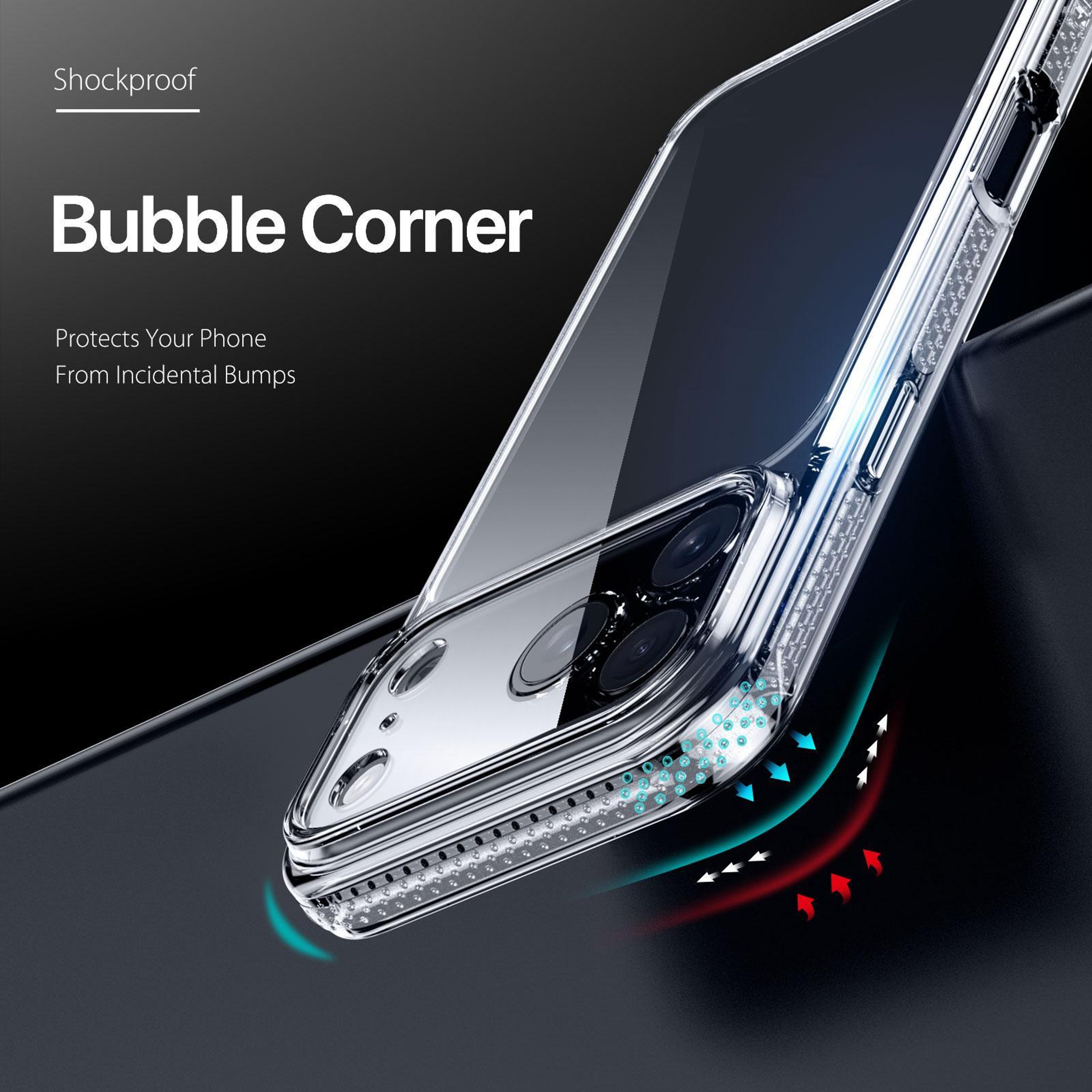 DUX DUCIS Clin Series iPhone 18 Pro Clear Case with Shock-Absorbing TPU Corners – view 5