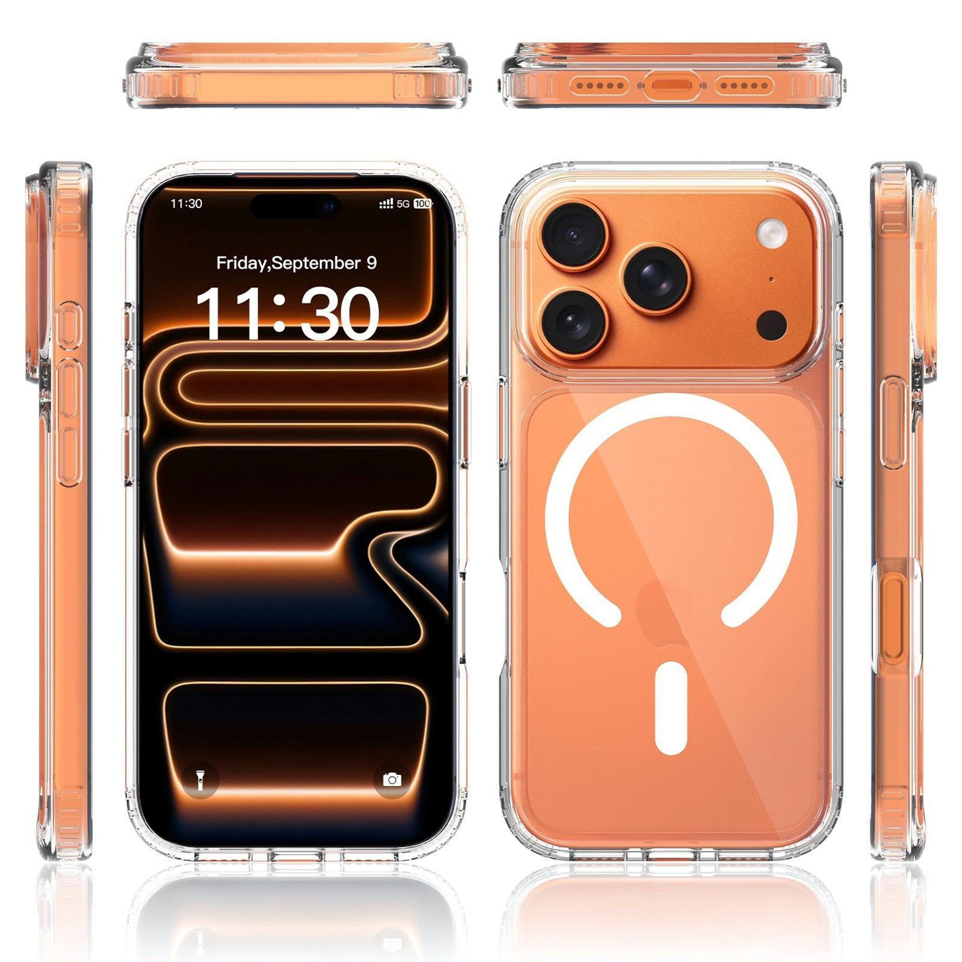 iPhone 18 Pro Clear Magnetic Case 2.0mm Scratch-Resistant Acrylic Cover – view 2
