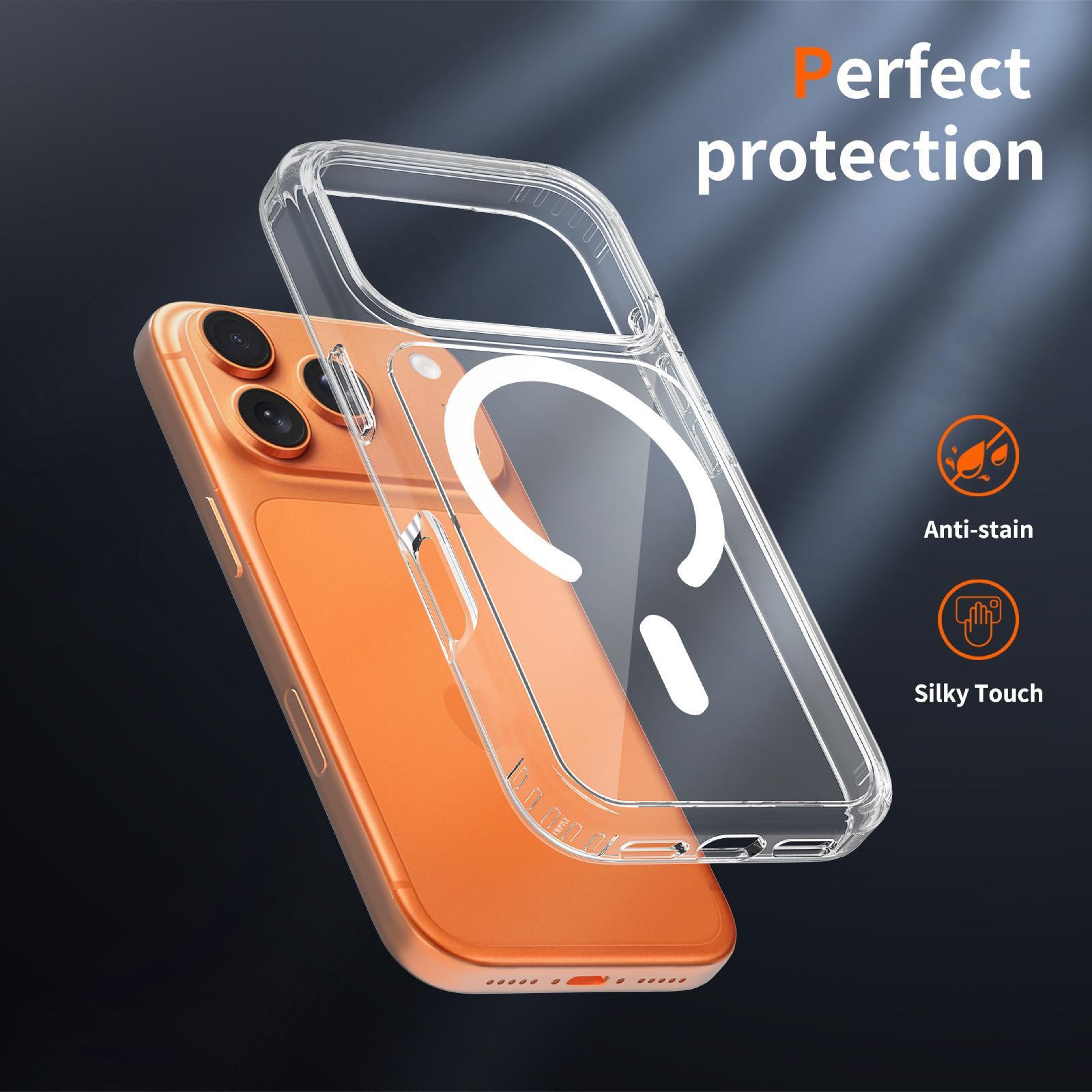 iPhone 18 Pro Clear Magnetic Case 2.0mm Scratch-Resistant Acrylic Cover – view 5