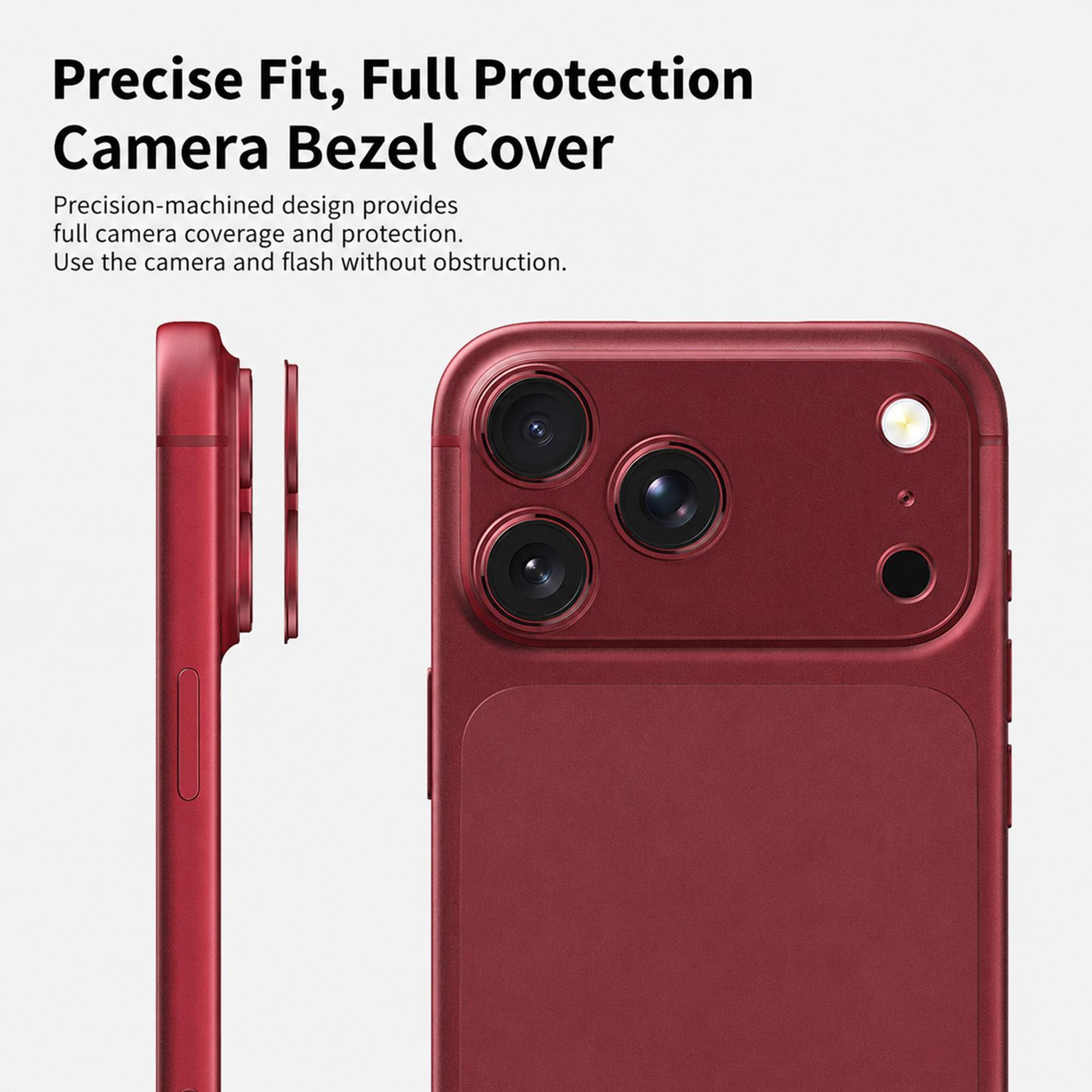 IPhone 18 Pro Max Hollow Camera Lens Protector With AntiScratch Metal Protection 2