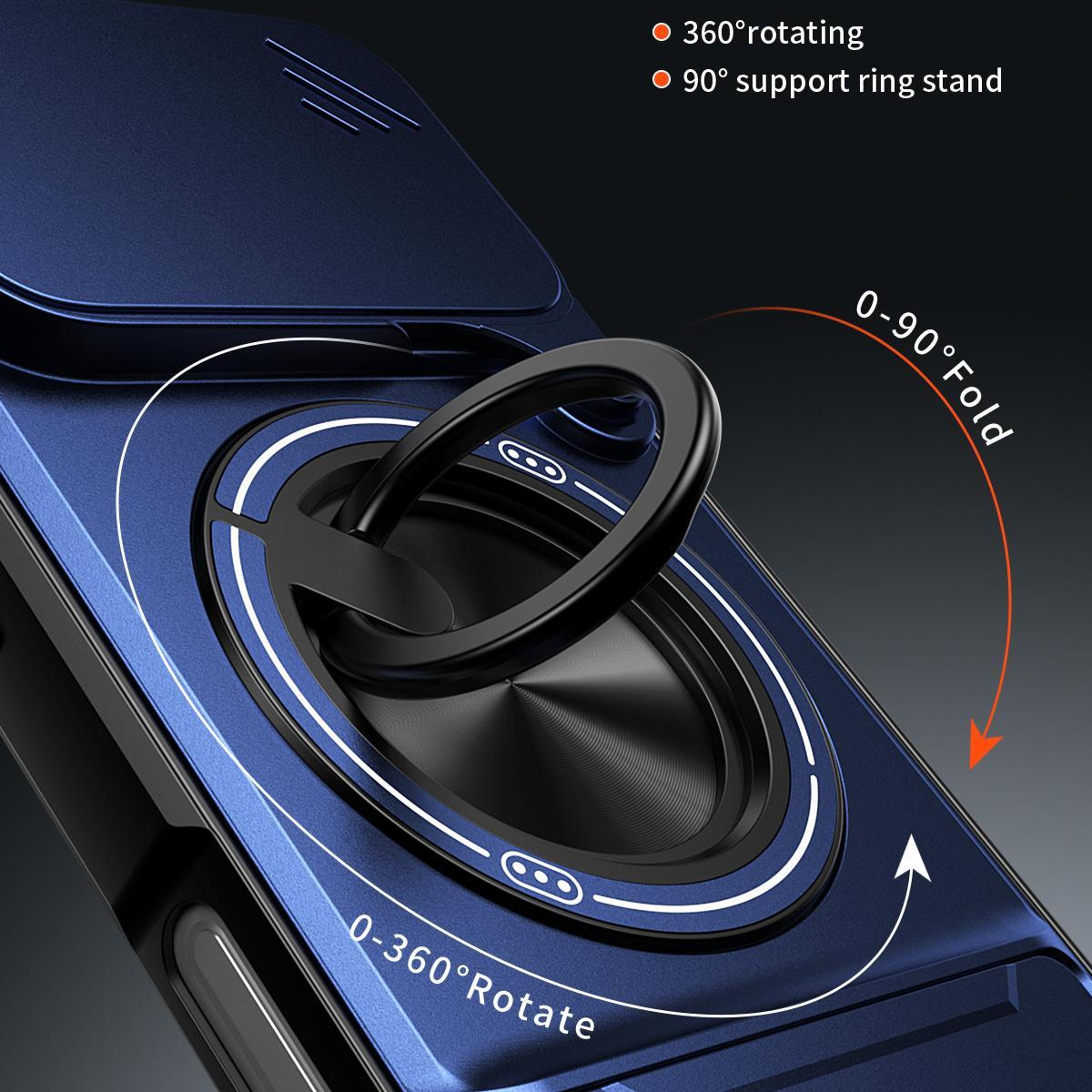 IPhone 18 Pro Max Magnetic Shockproof Case With Sliding Camera Cover And Kickstand 10