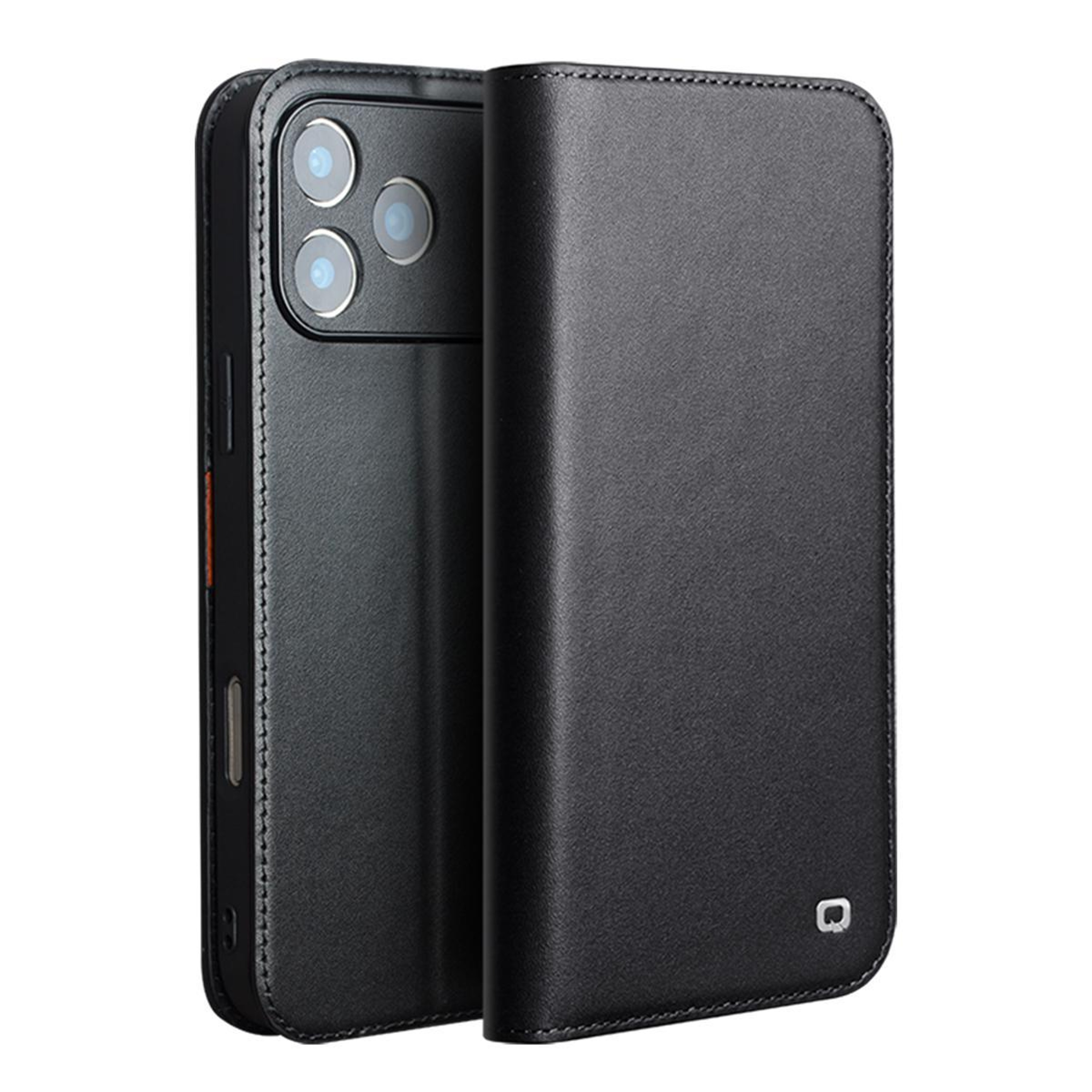 QIALINO Classic Gen2 IPhone 18 Pro Genuine Leather Case With Slim Grip Protection 0