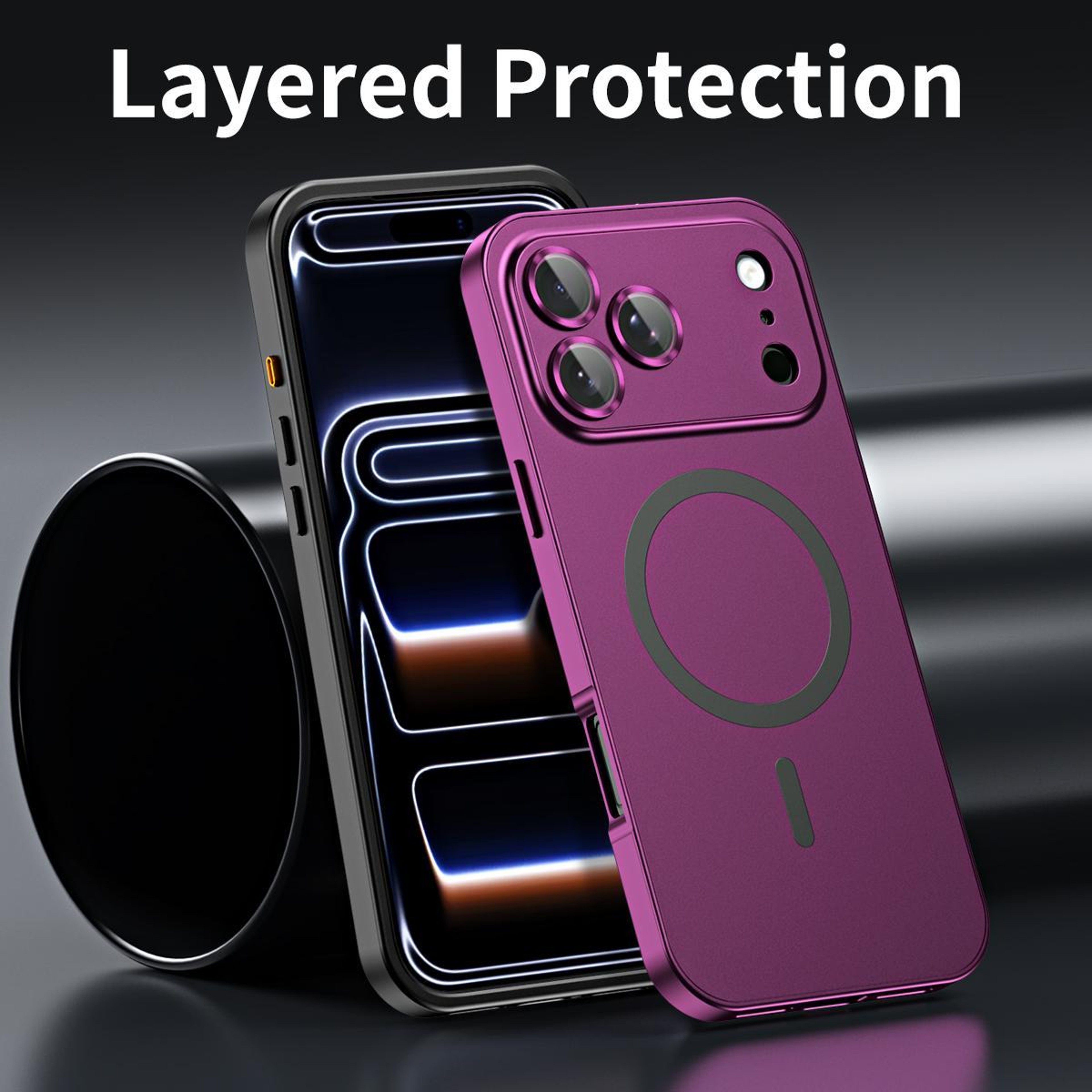 PrecisionGuard IPhone 18 Pro Case With MagSafe Case Magnetic Metal Frame And Camera Protection 3