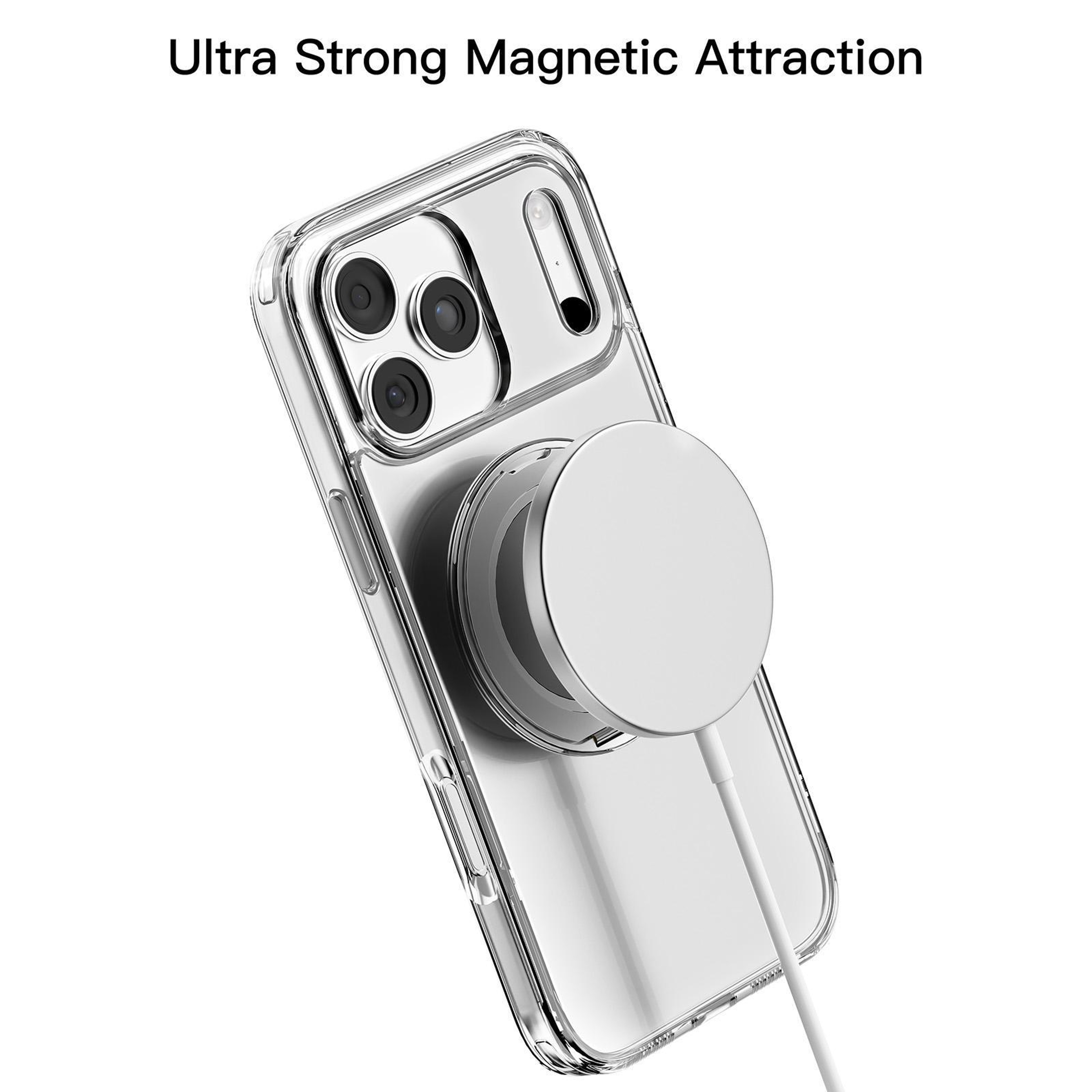 Mutural iPhone 18 Pro Max Case with MagSafe Case Charging and 360° Rotating Stand – view 3