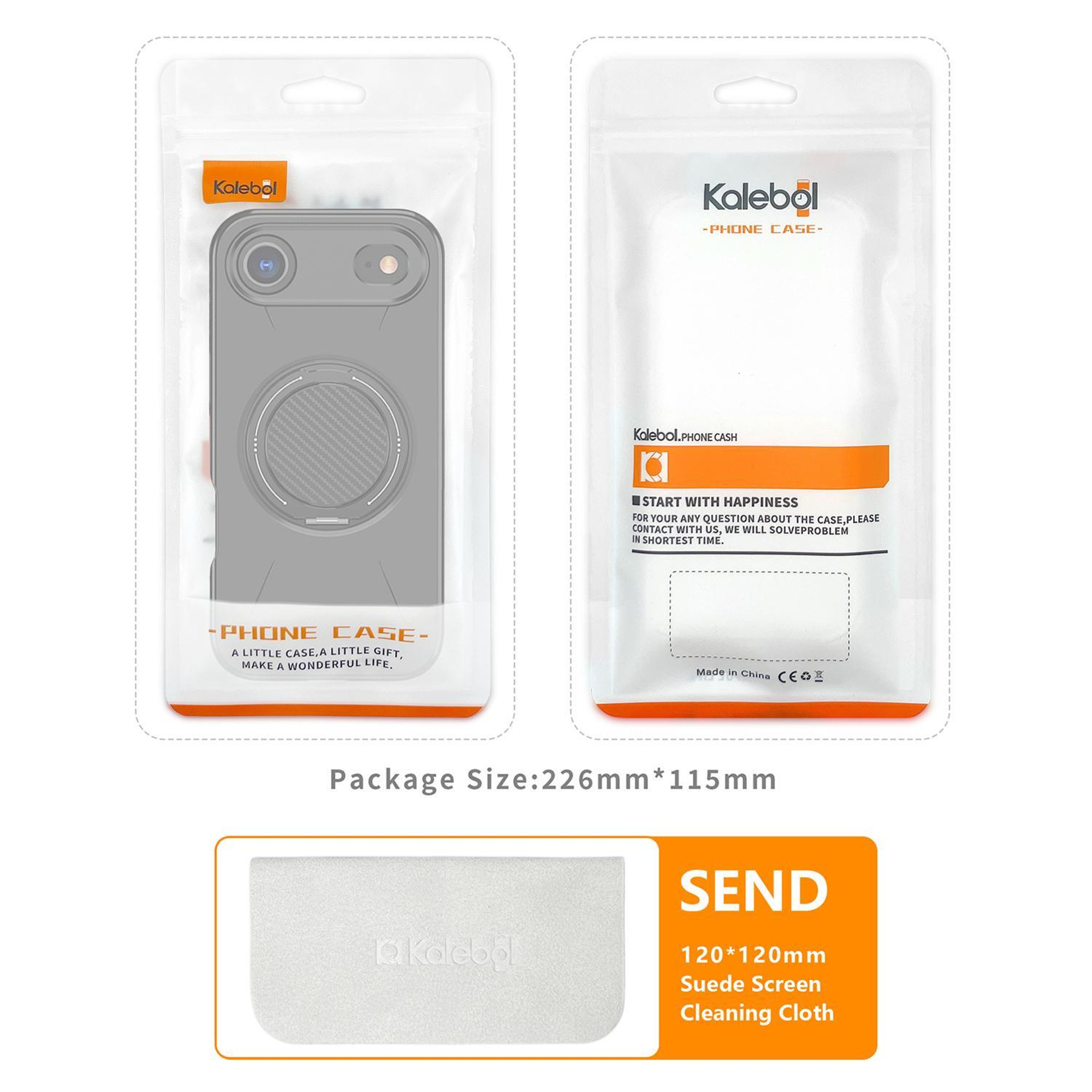 Kalebol IPhone 18 Pro MagSafe Case With 360Degree Rotating Stand And Shockproof TPU 7