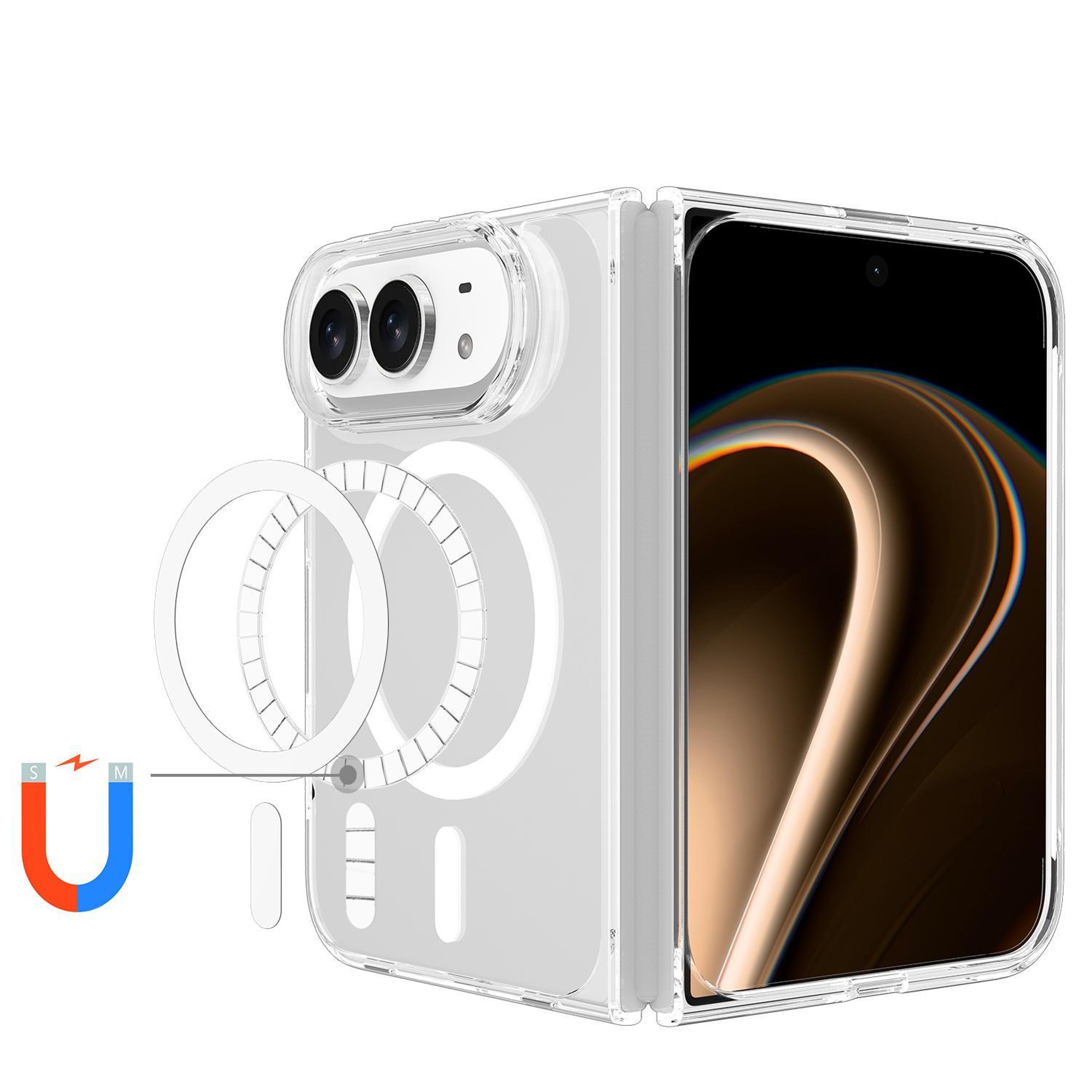 Duo Clear MagSafe iPhone Case with Scratch-Resistant PC Back and Wireless Charging Support – view 3