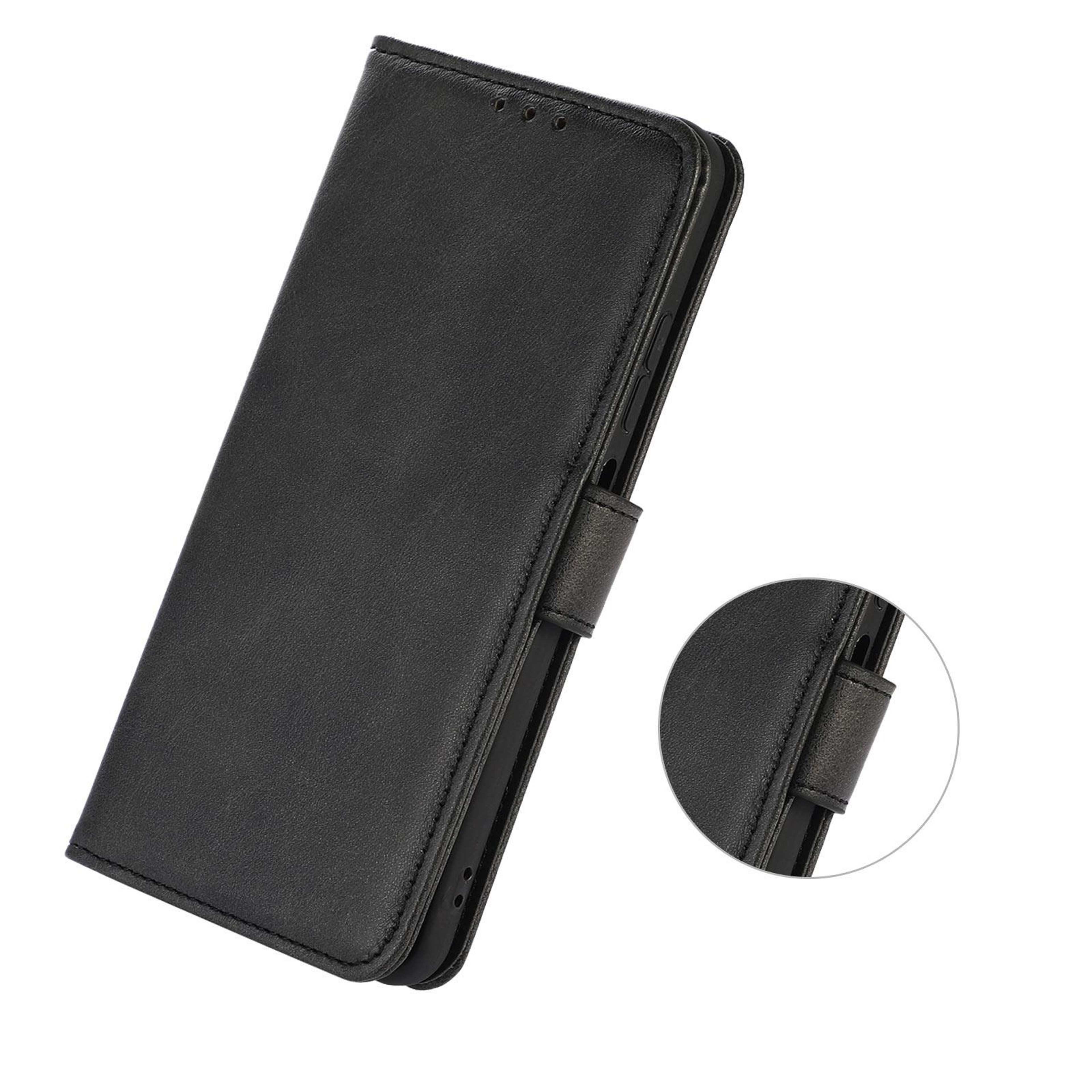 IPhone 18 Pro Case Cow Texture PU Leather Wallet Case With Card Holder And Stand 7