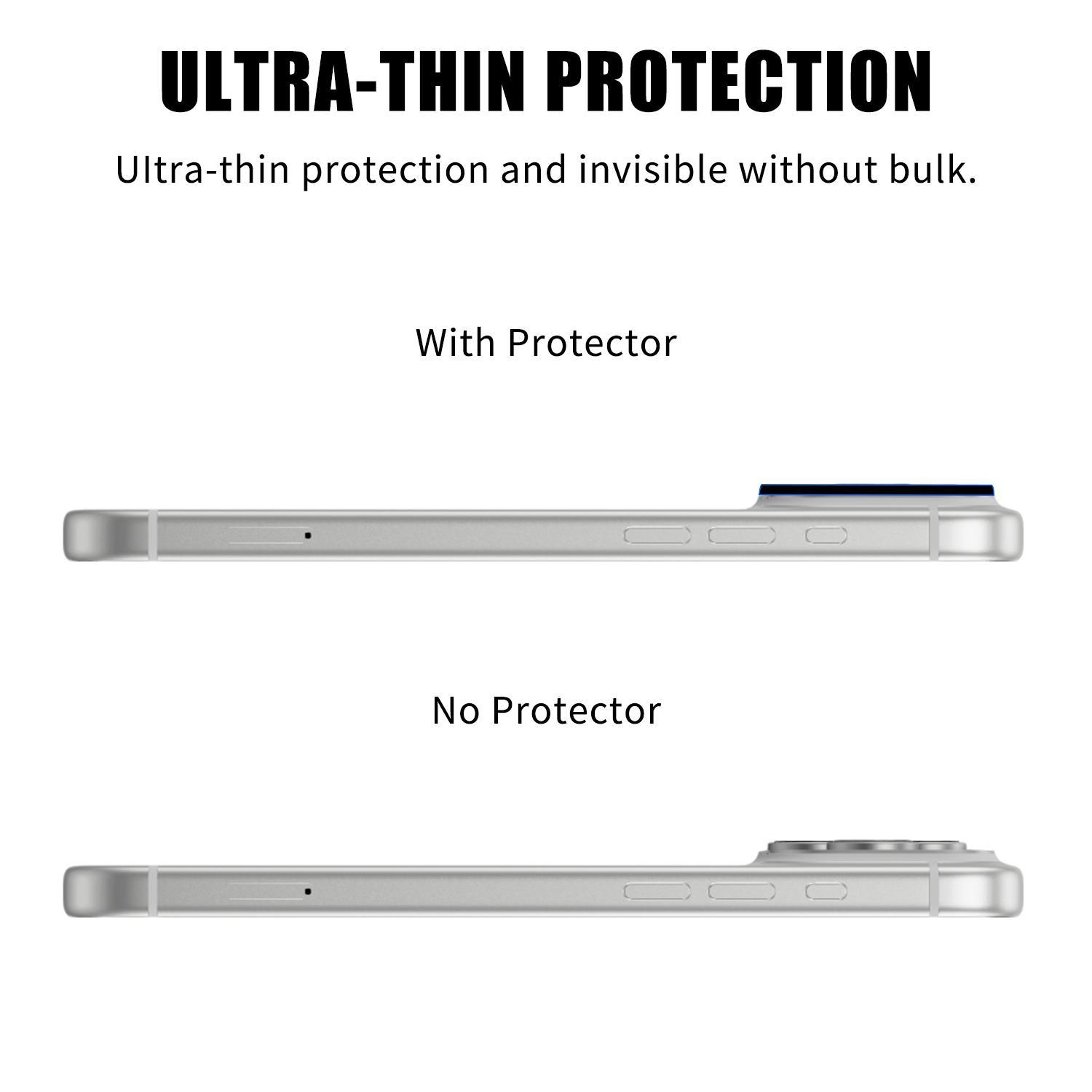 Kalebol iPhone 18 Pro Max Camera Lens Protector with 9H Tempered Glass and Anti-Fingerprint AR Coating – view 3
