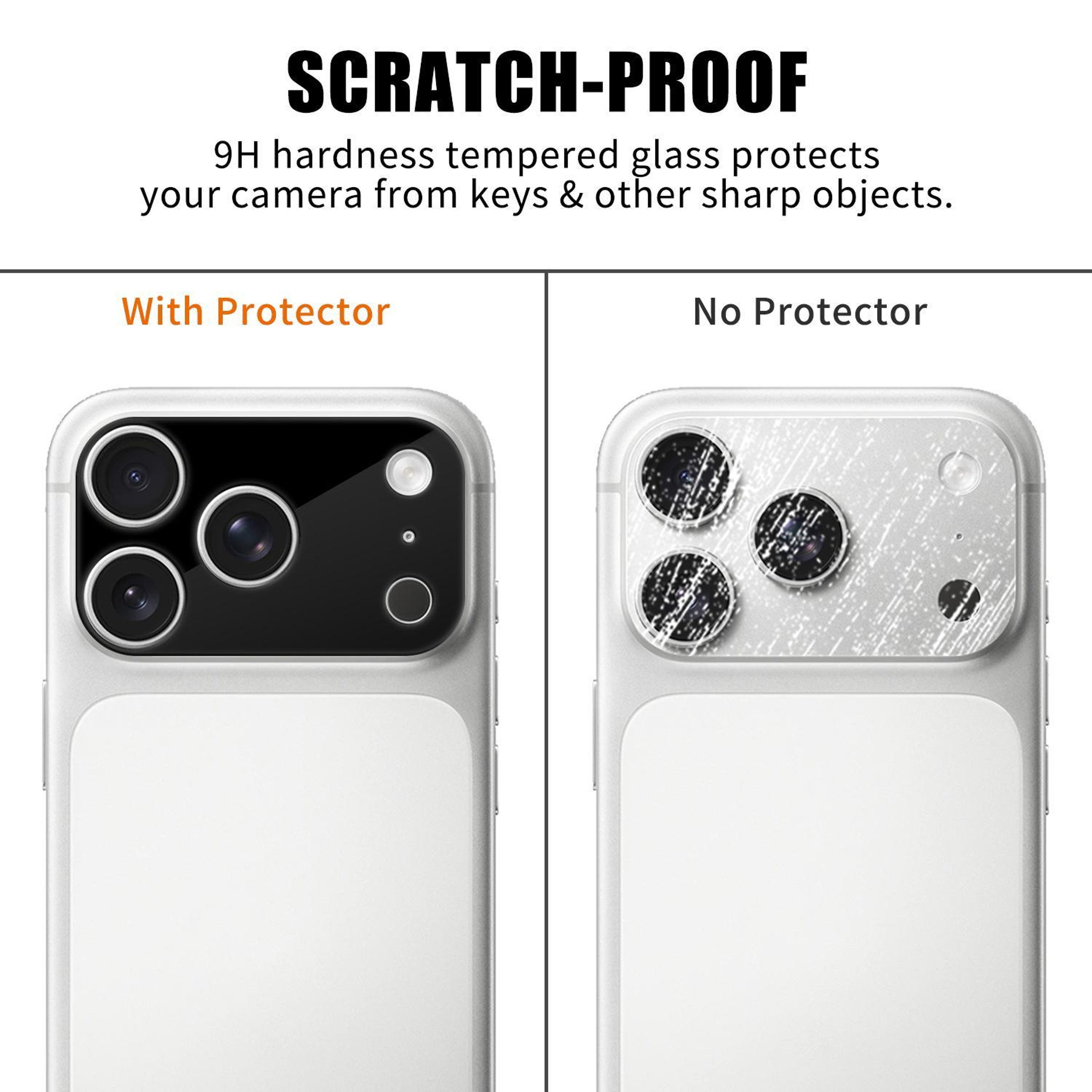 Kalebol iPhone 18 Pro Max Camera Lens Protector with 9H Tempered Glass and Anti-Fingerprint AR Coating – view 4