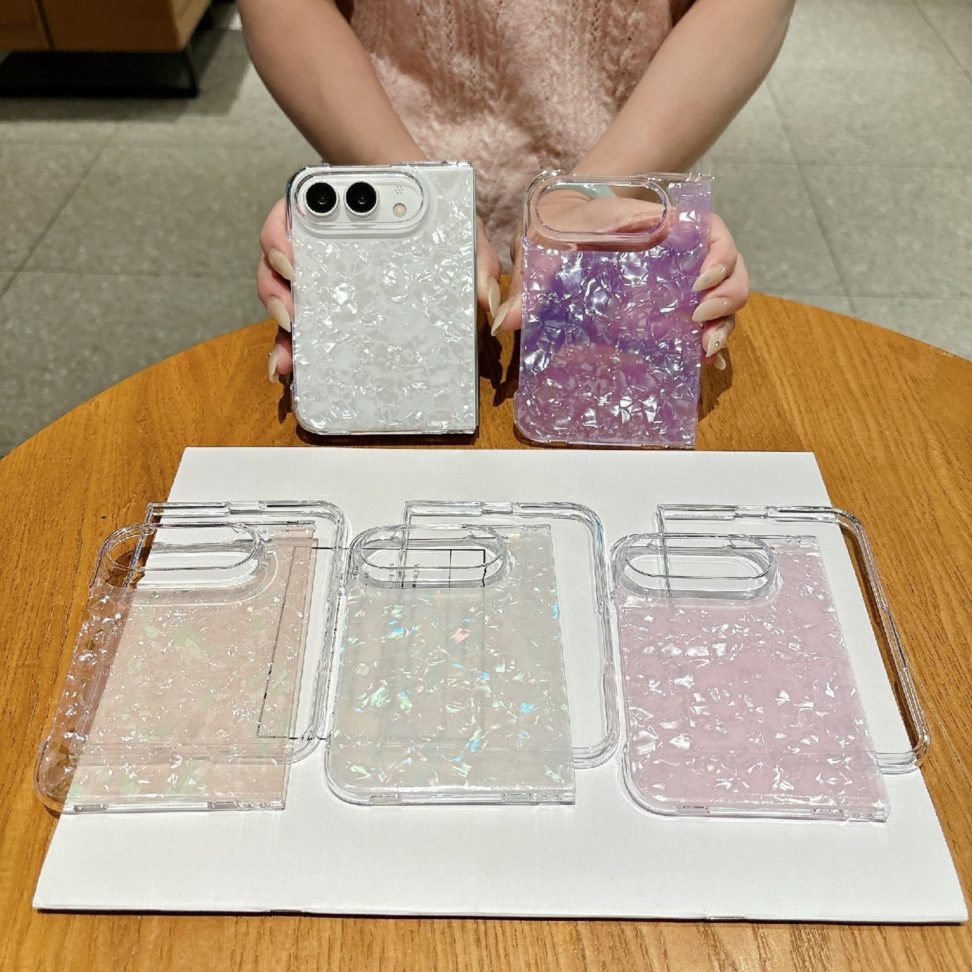 Colorful White iPhone Duo Slim Hard PC Protective Case with Raised Edges – view 12