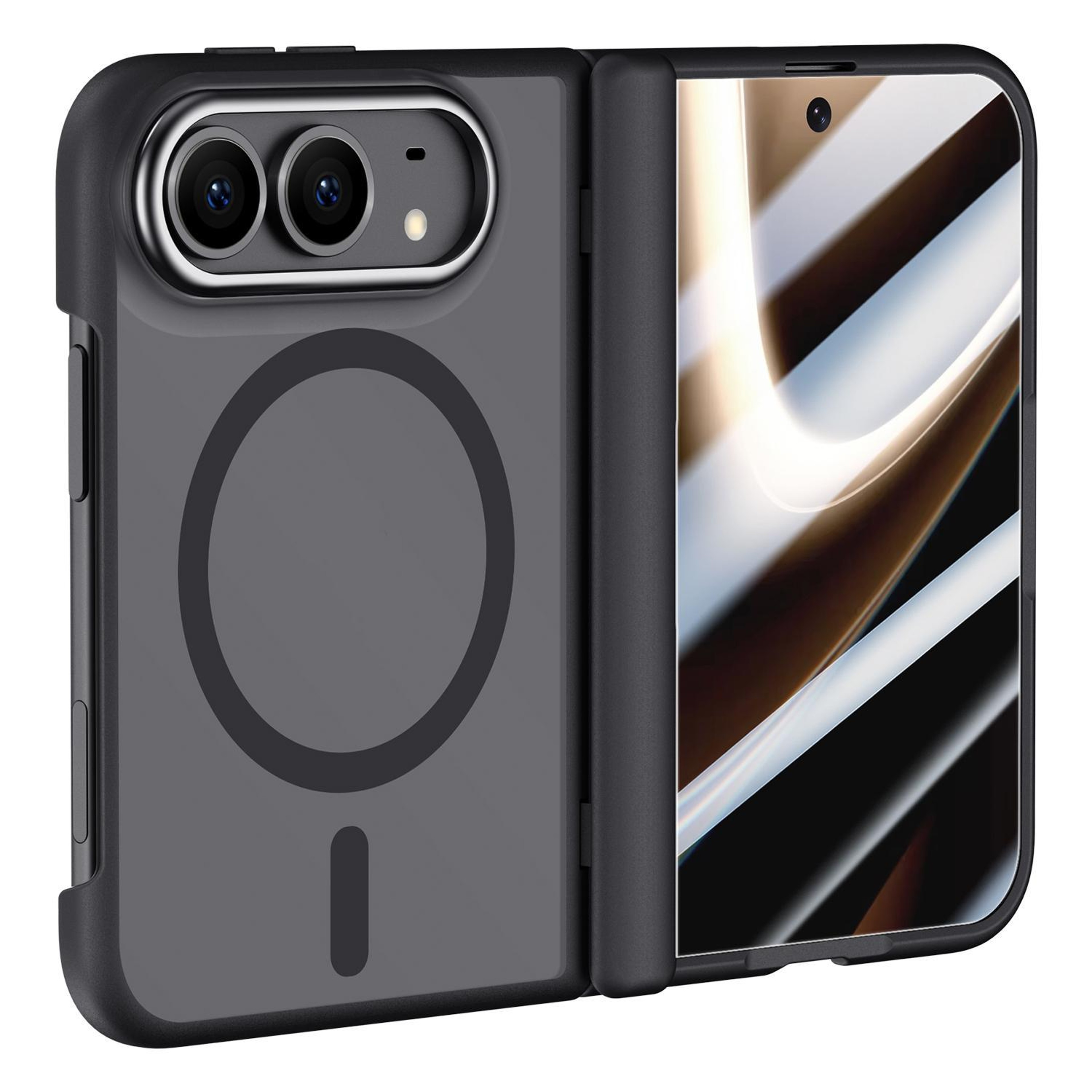 iPhone Duo Shield Magnetic Case with Tempered Glass Protector and Frosted Grip – view 2