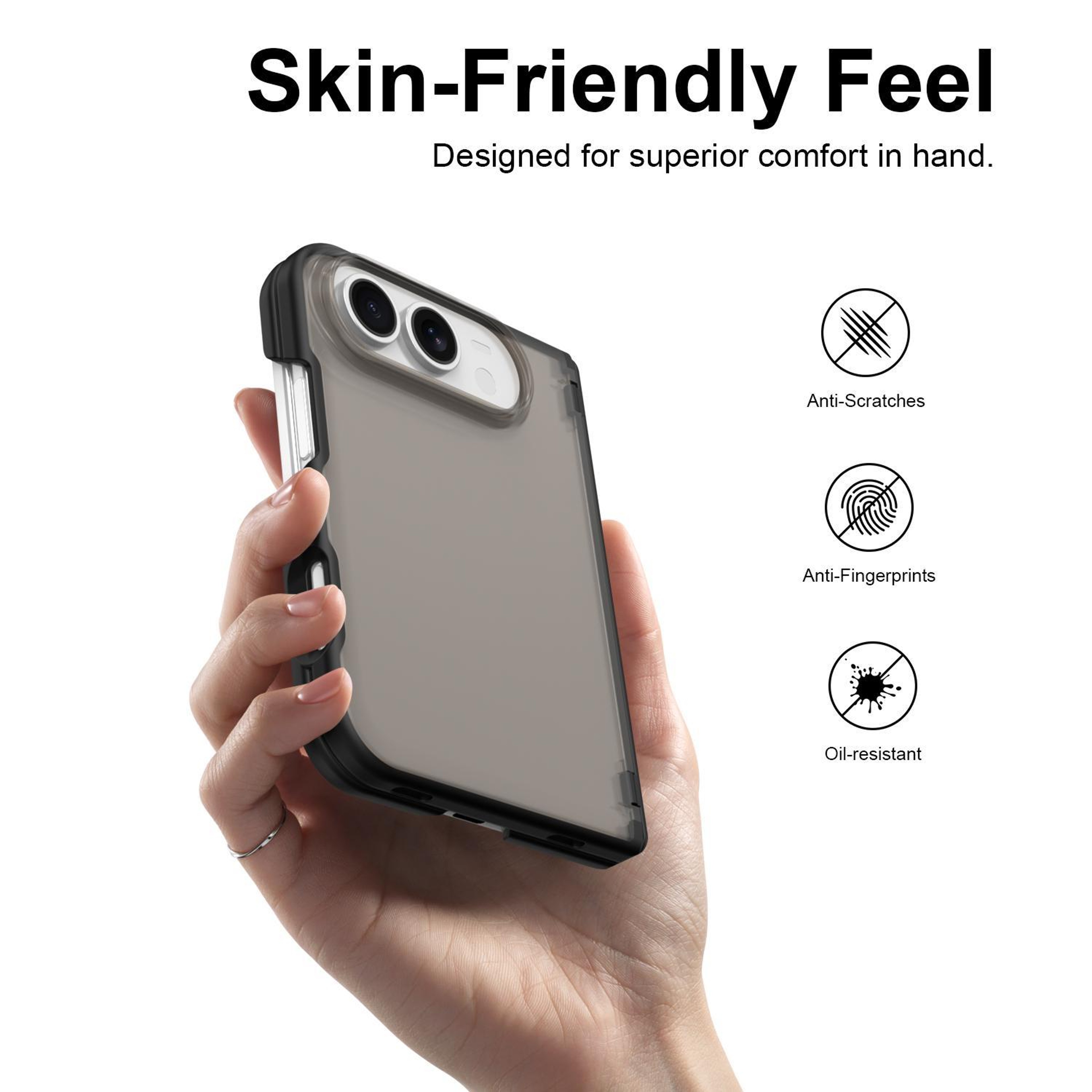 Duo Fan Dun iPhone Duo Case with Frosted TPU PC Hybrid Protection – view 2