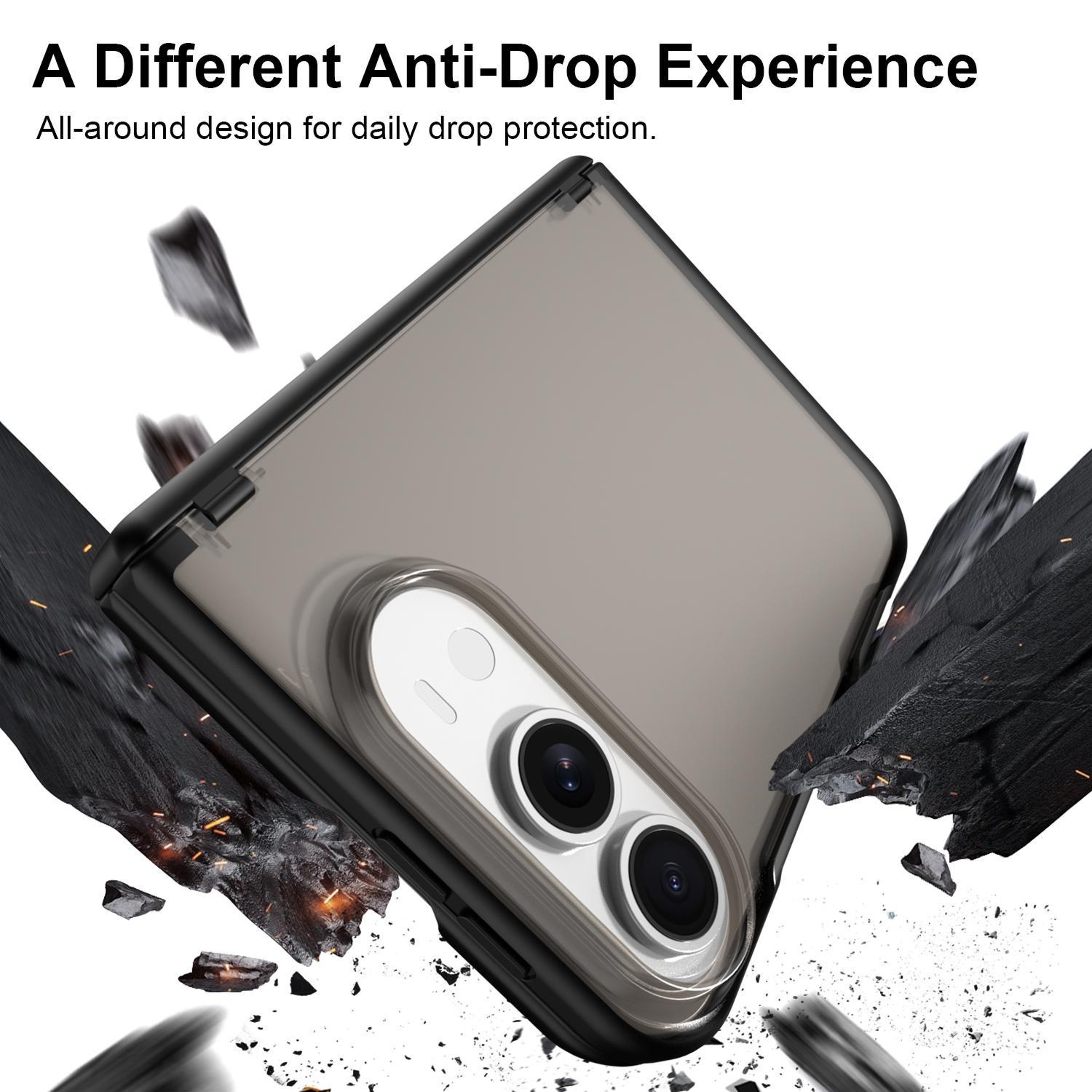 Duo Fan Dun iPhone Duo Case with Frosted TPU PC Hybrid Protection – view 4