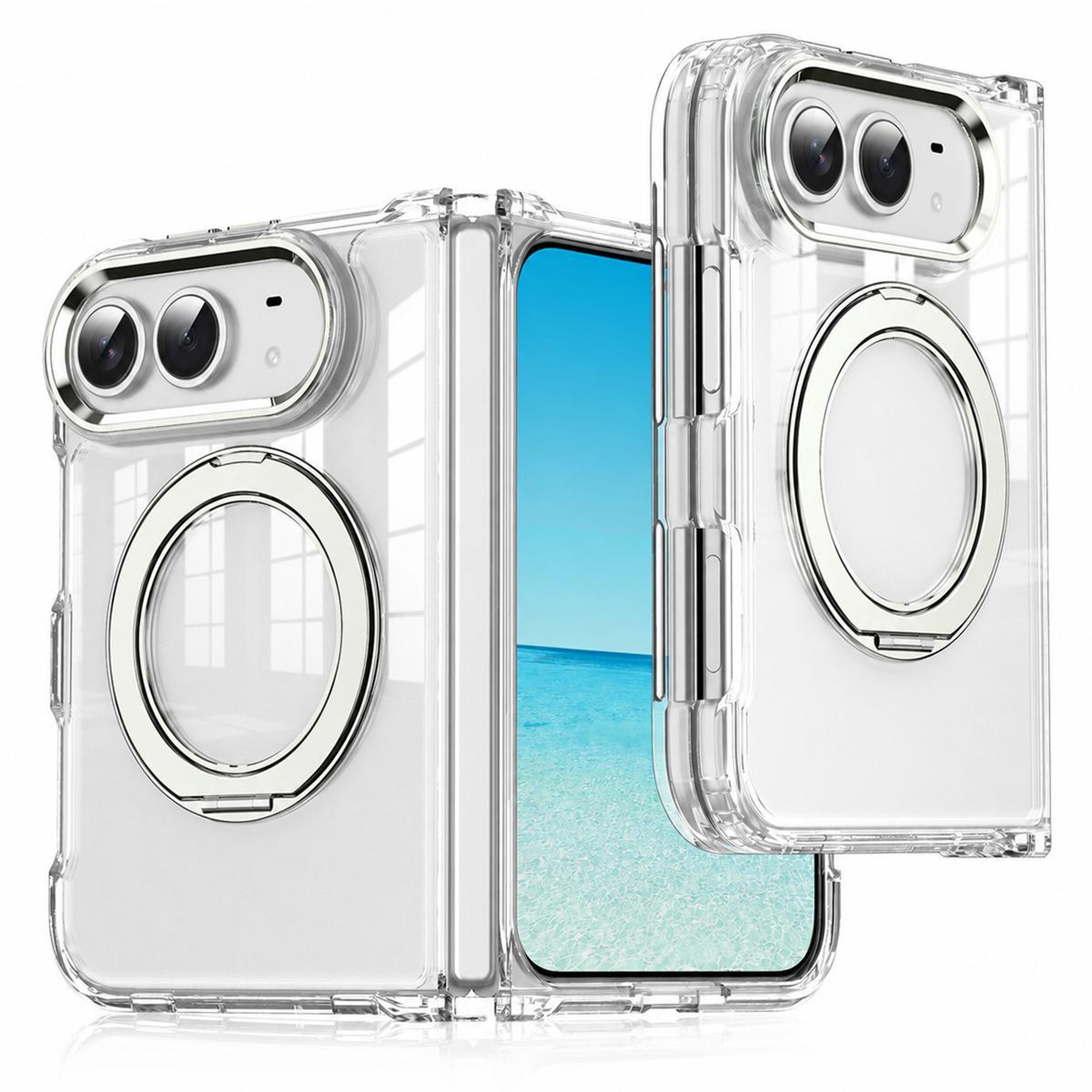 XDcase Clear Magnetic iPhone Duo Case with 360° Rotating Stand – view 7