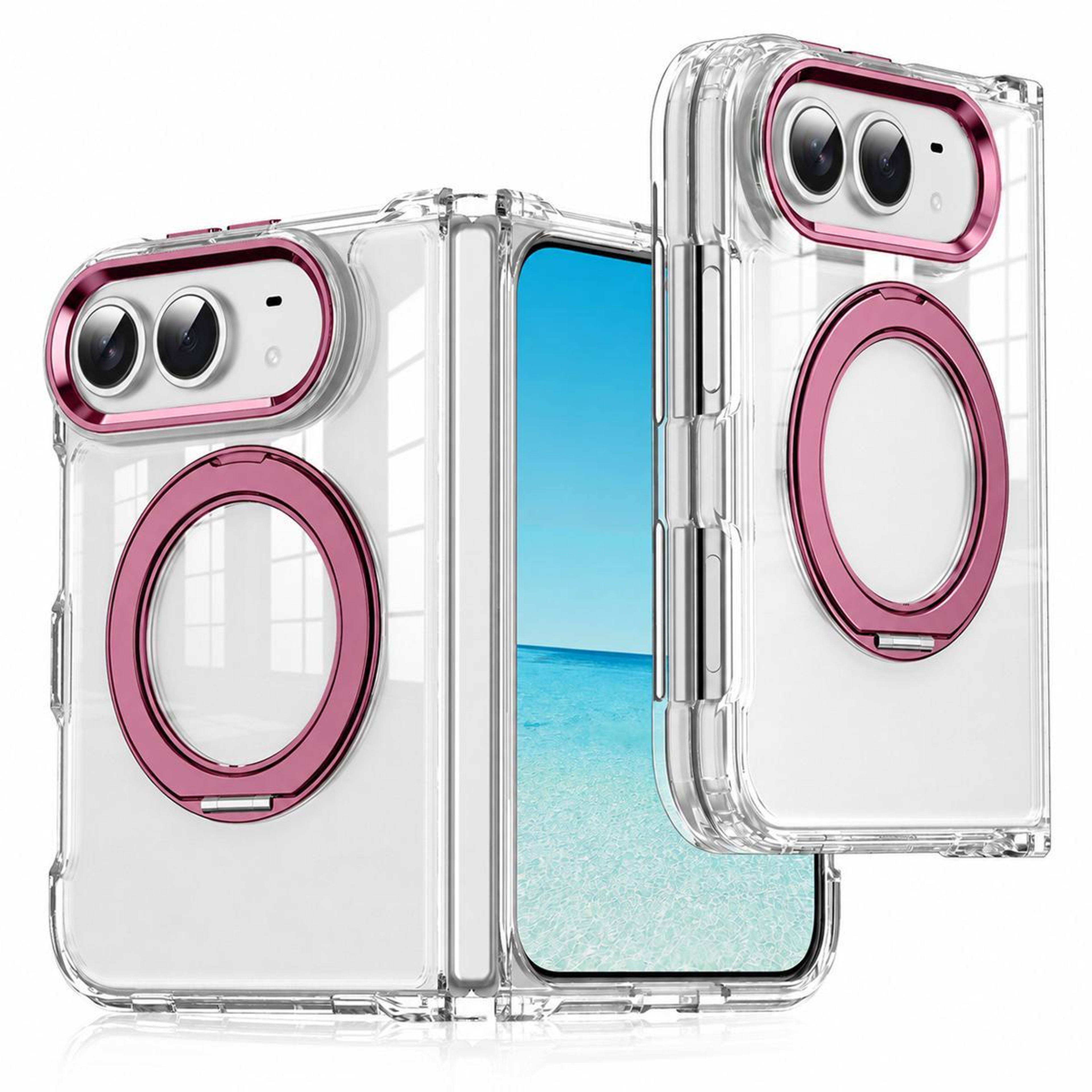XDcase Clear Magnetic iPhone Duo Case with 360° Rotating Stand – view 12