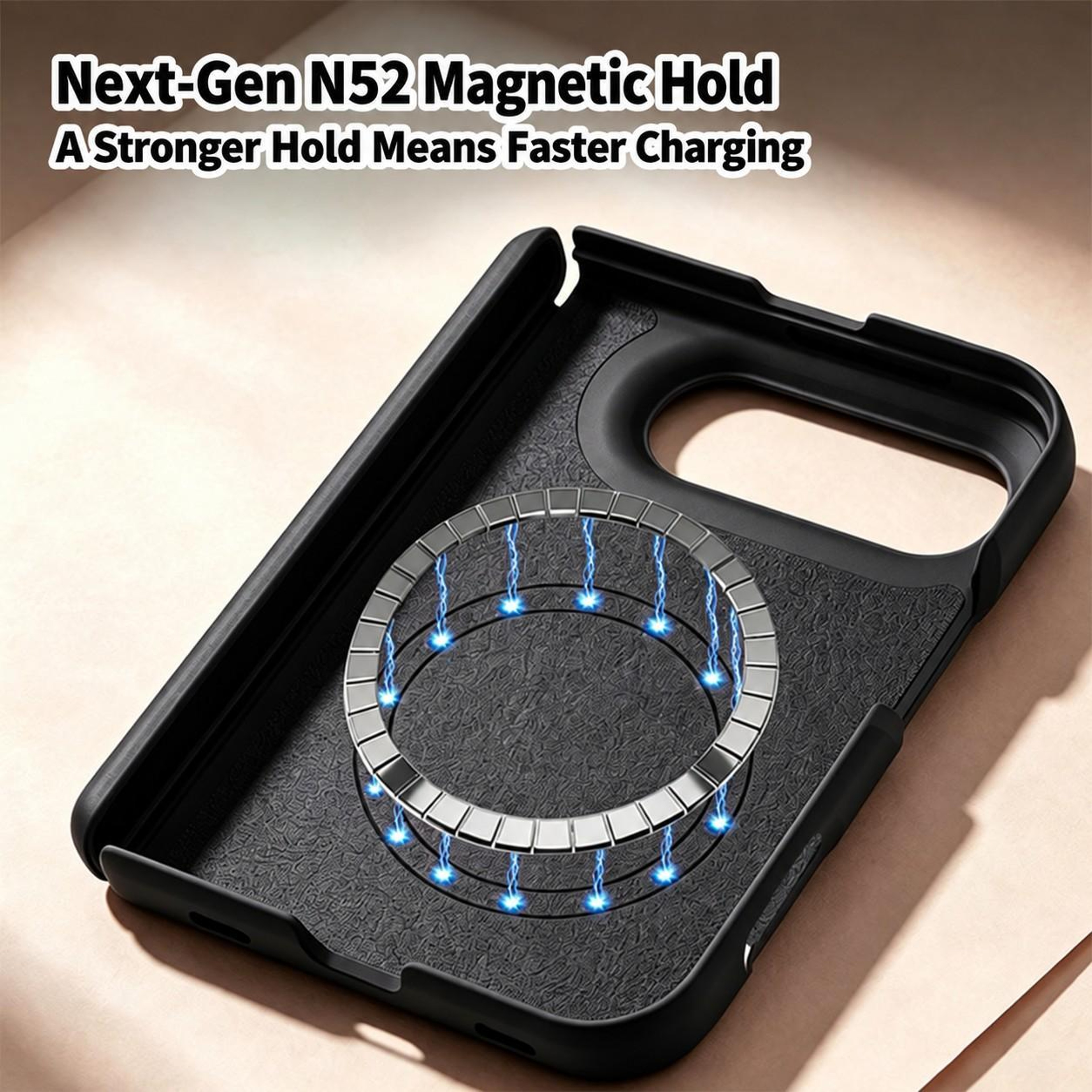 Duo Dual Axis Magnetic iPhone Case with Liquid Silicone Wave Design and Adjustable Stand – view 12