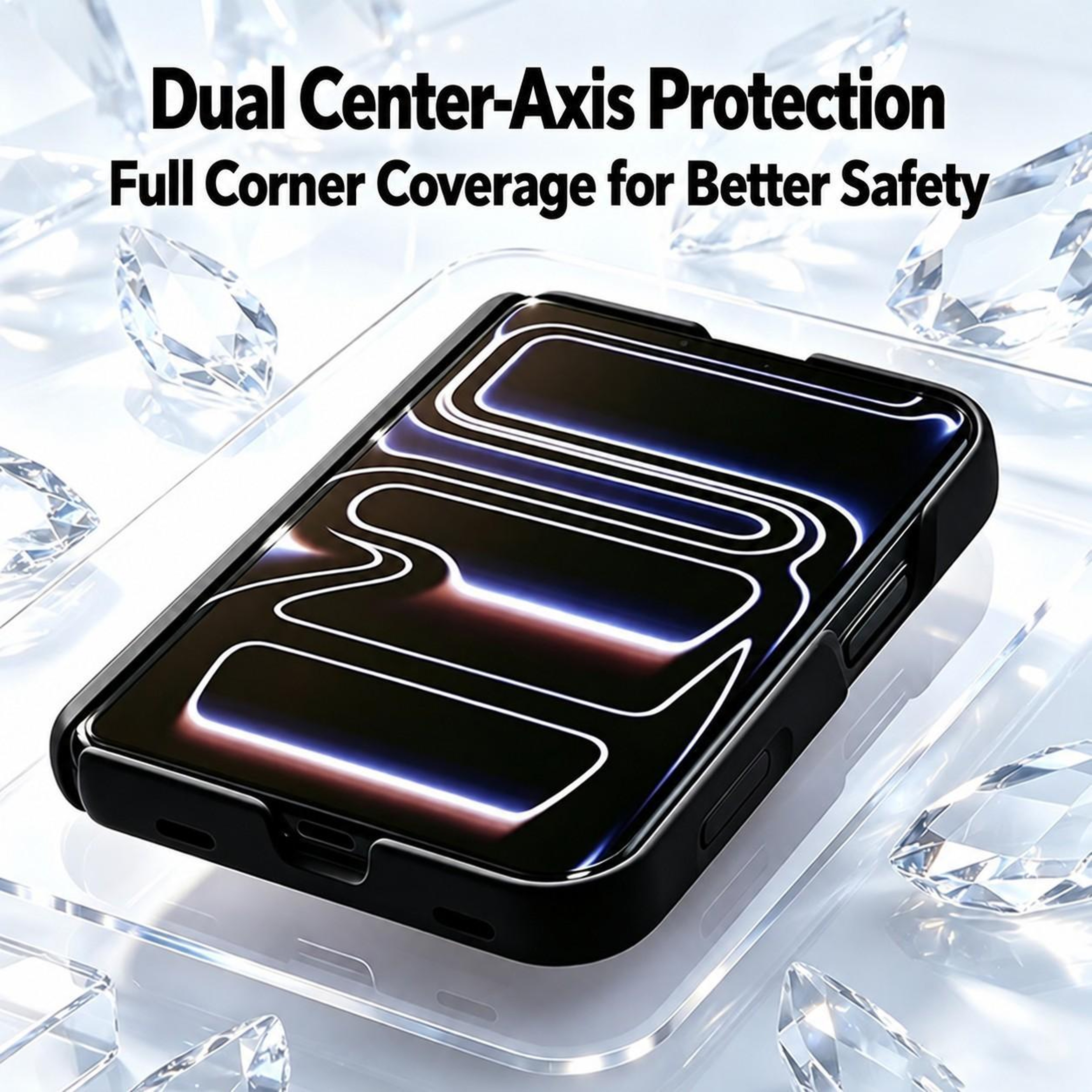 Duo Dual Axis Magnetic iPhone Case with Liquid Silicone Wave Design and Adjustable Stand – view 15