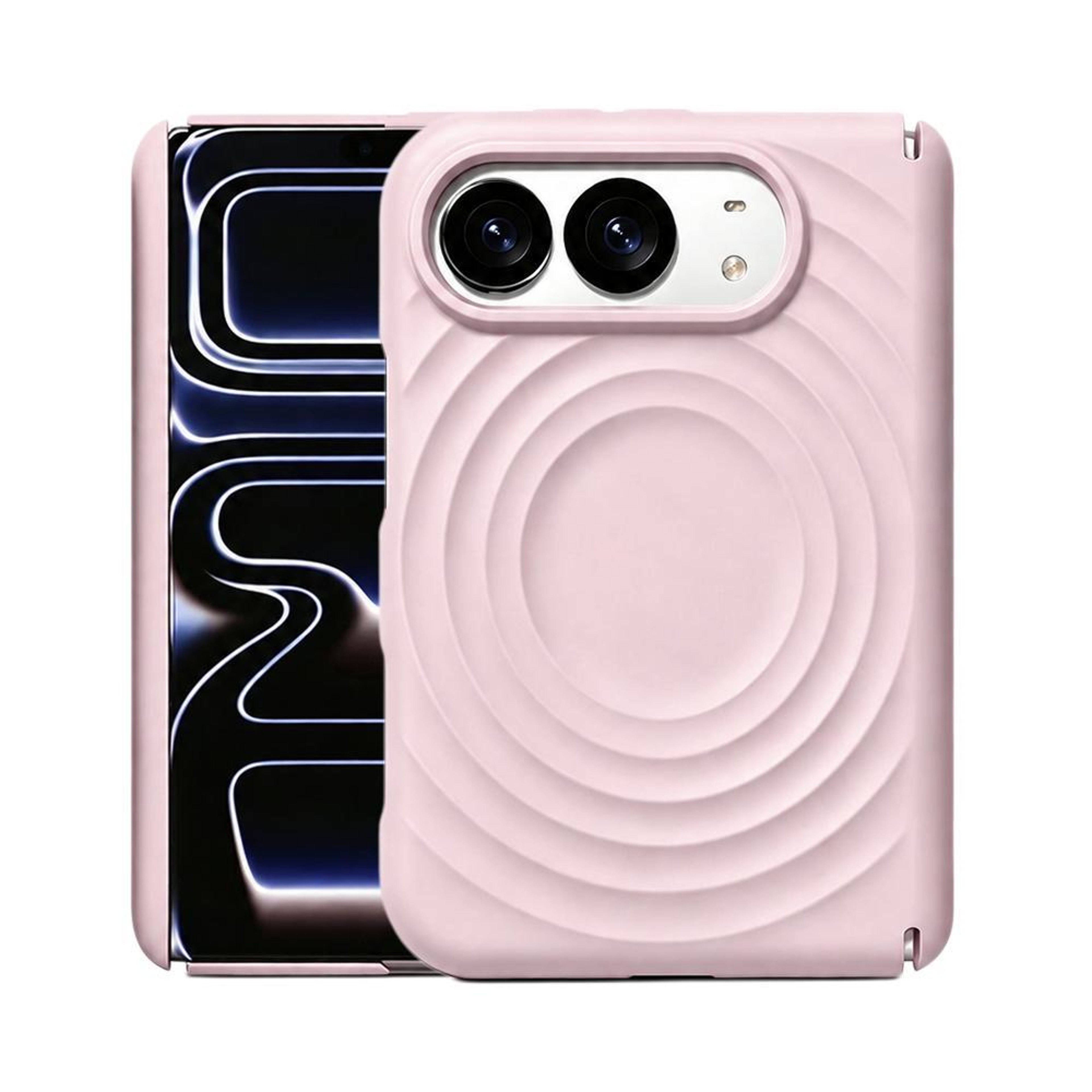 Duo Dual Axis Magnetic iPhone Case with Liquid Silicone Wave Design and Adjustable Stand – view 13