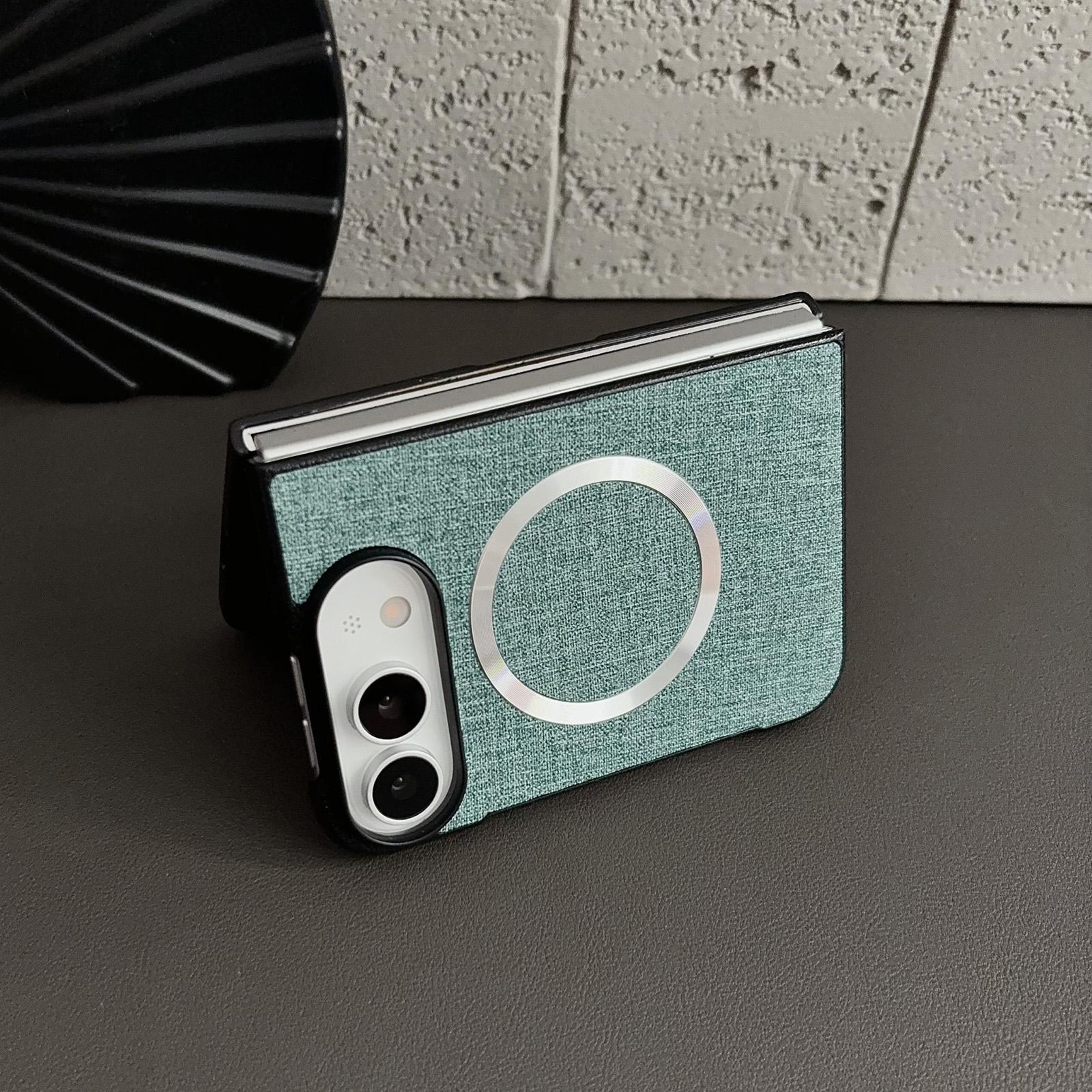 MagSafe Case For IPhone Duo With Cloth Texture And Magnetic Wireless Charging 4