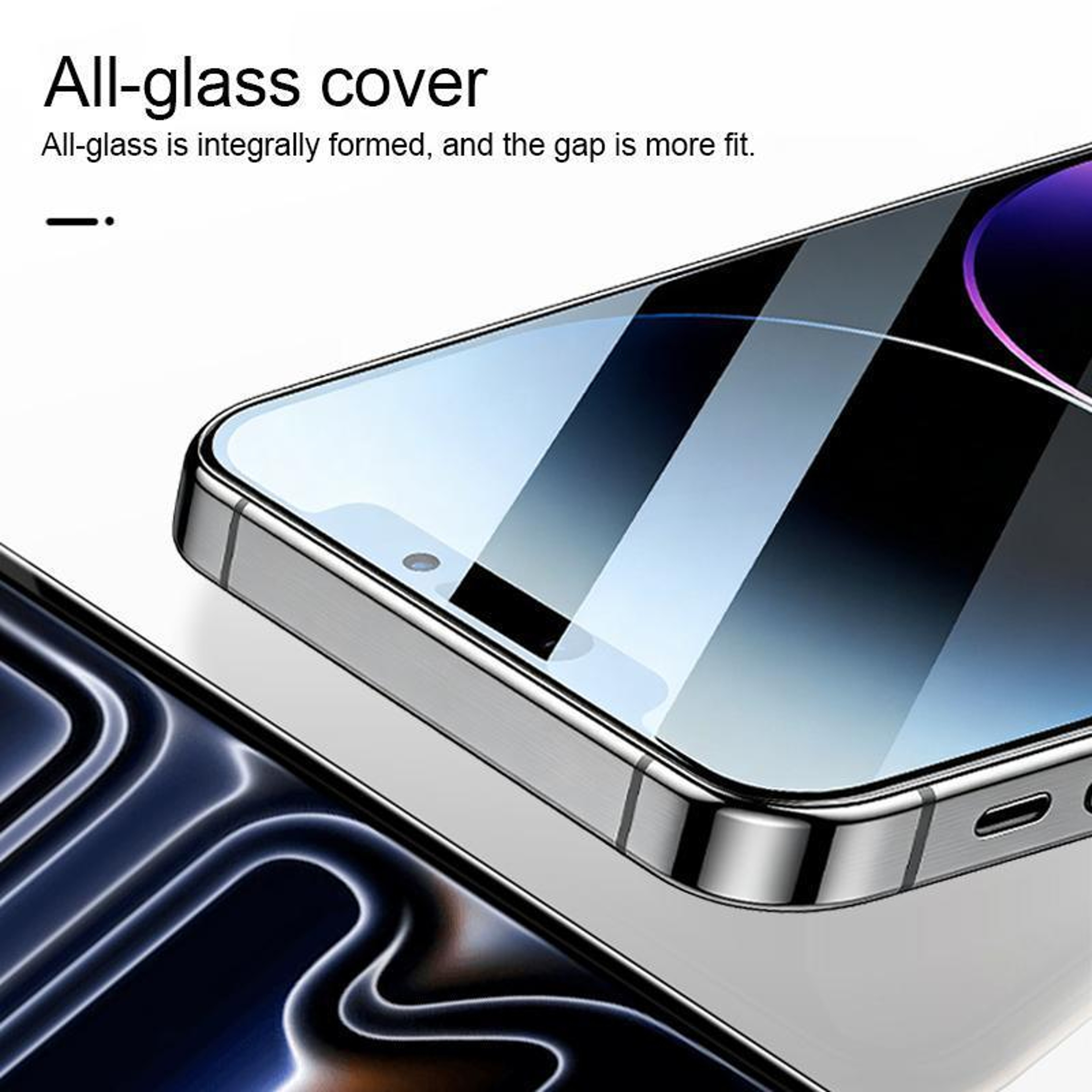 iPhone Duo Outer Screen Tempered Glass Protector with 380 Glue and HD Clarity – view 4