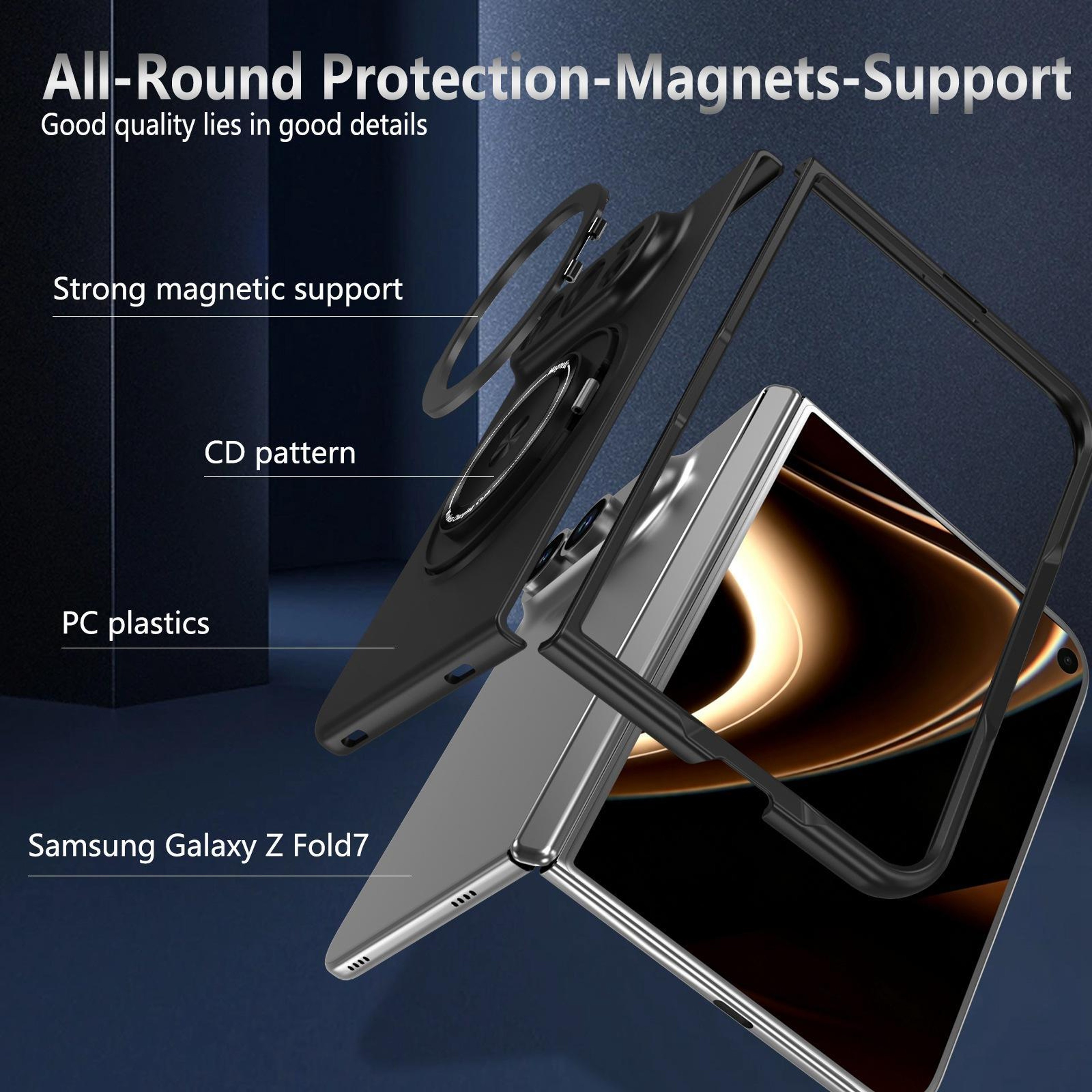 iPhone Duo Magnetic Case with 360 Rotating Foldable Stand – view 3