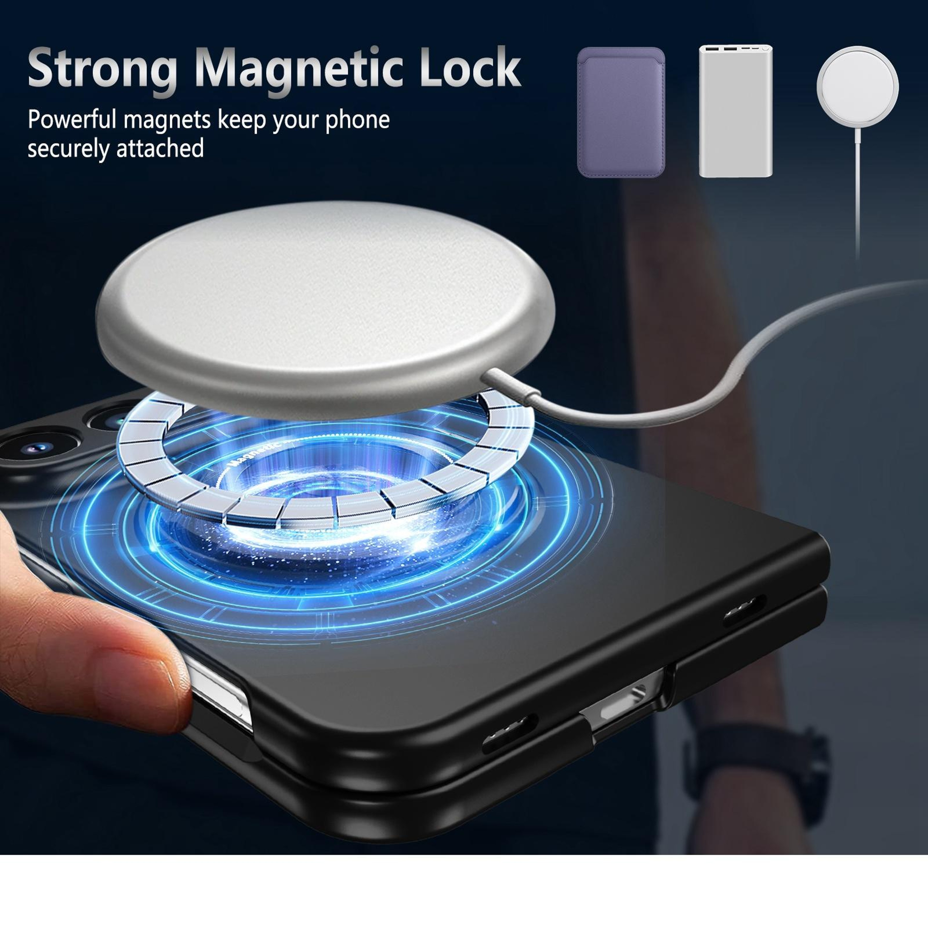 iPhone Duo Magnetic Case with 360 Rotating Foldable Stand – view 5