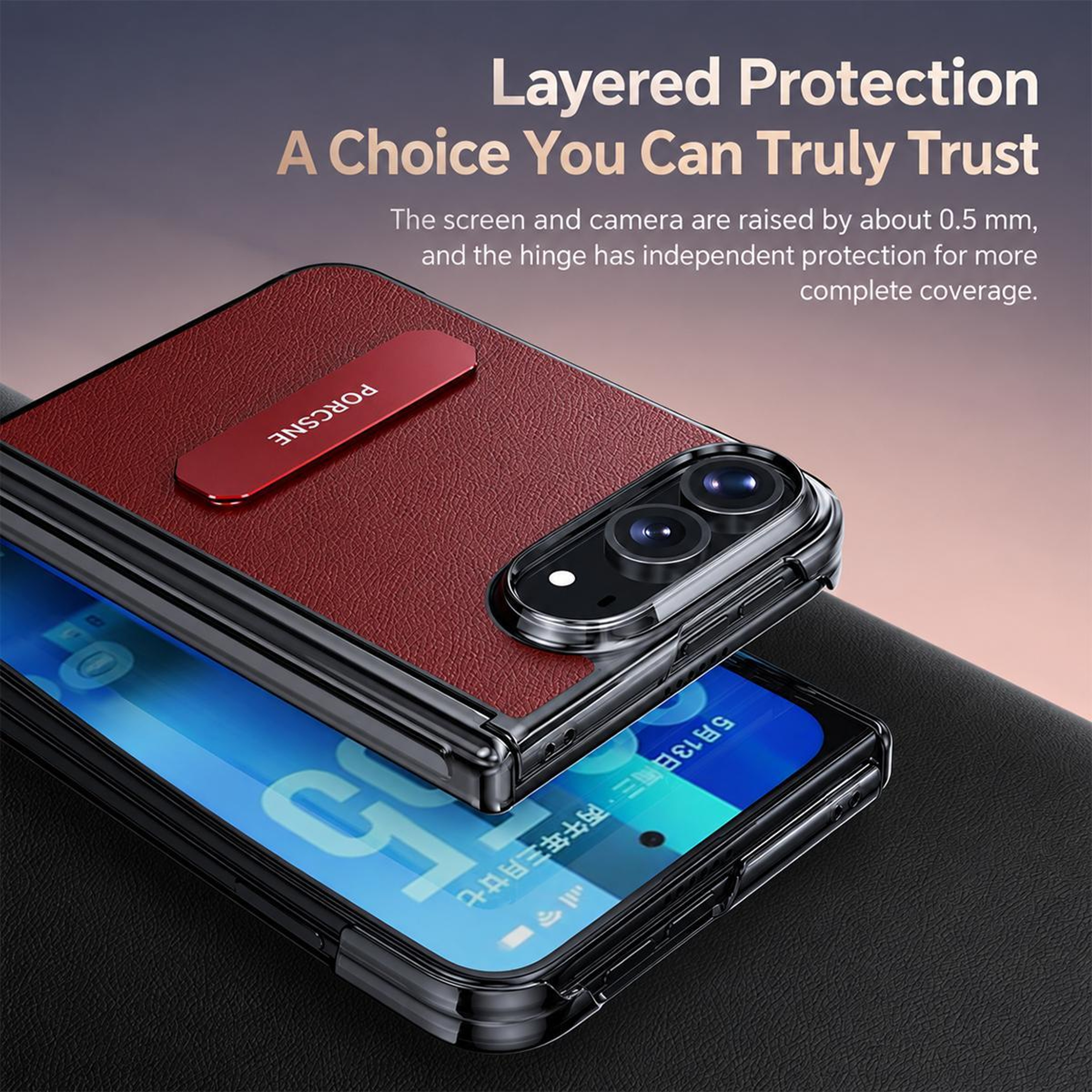 iPhone Duo Dual-Hinge Case with 270° Rotating Metal Kickstand – view 14