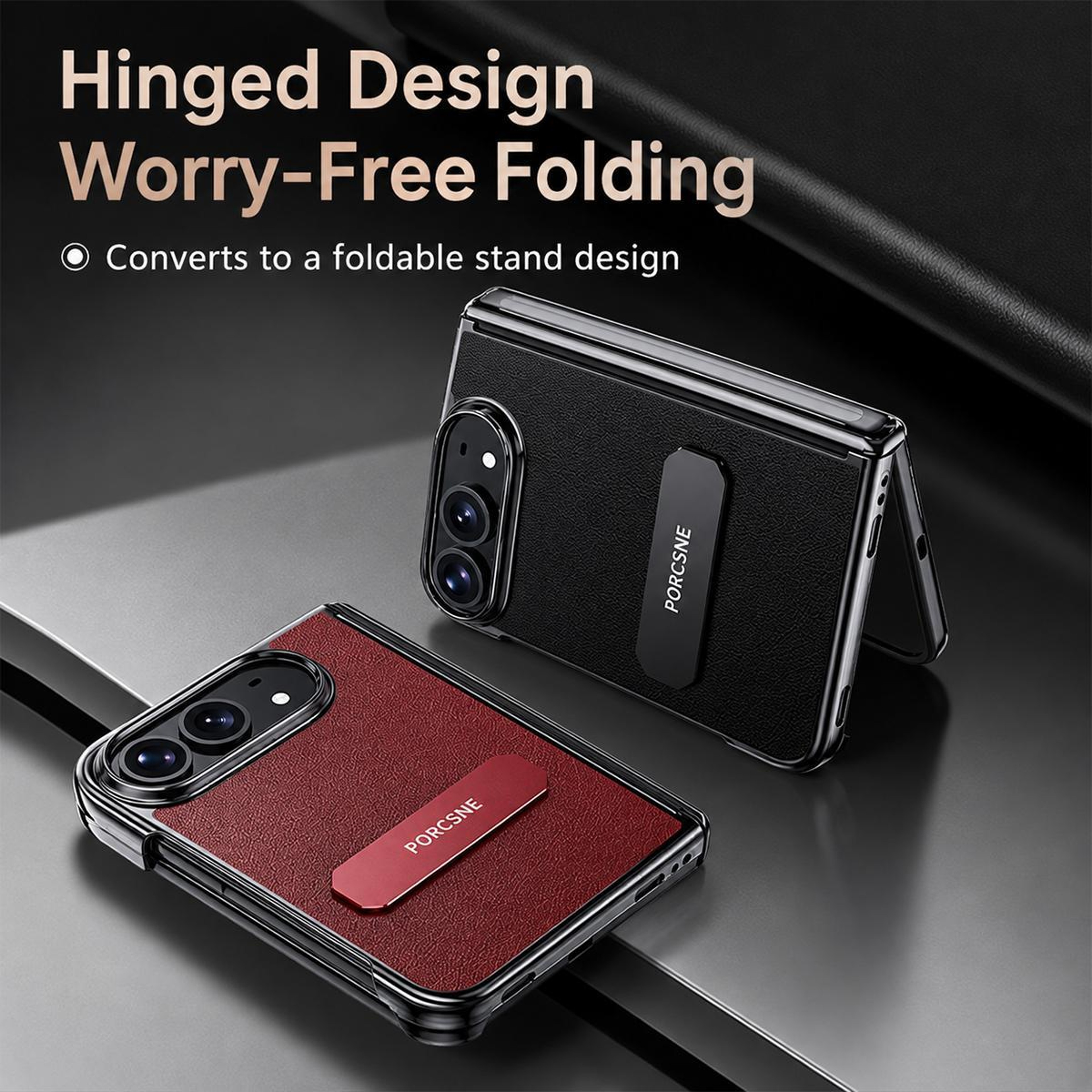 iPhone Duo Dual-Hinge Case with 270° Rotating Metal Kickstand – view 5
