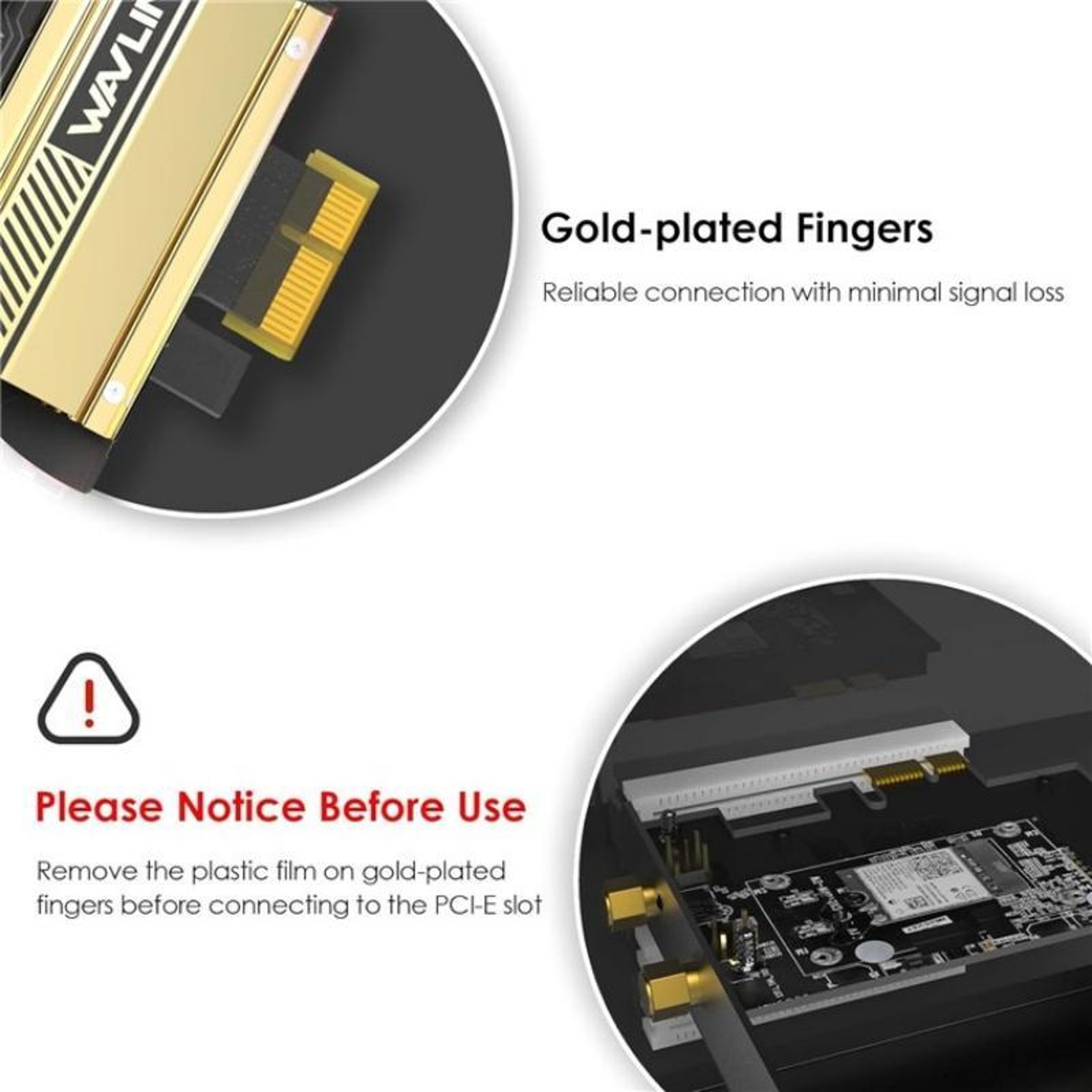 WiFi 6E PCIe Network Card AX5400 Tri-Band with Bluetooth 5.3 – view 6