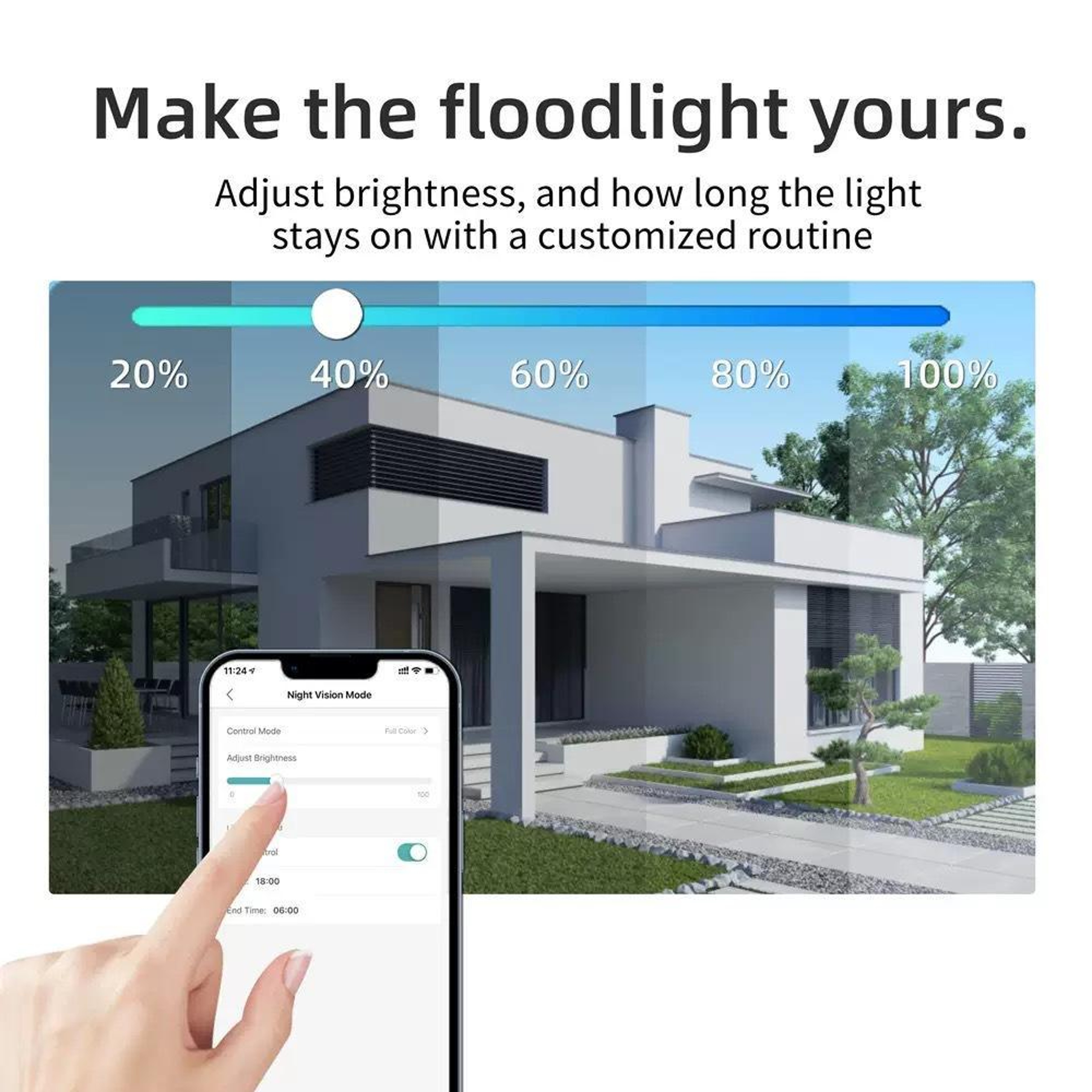 Triple-Lens 3MP WiFi Security Camera with Pan Tilt Control and Color Night Vision – view 13