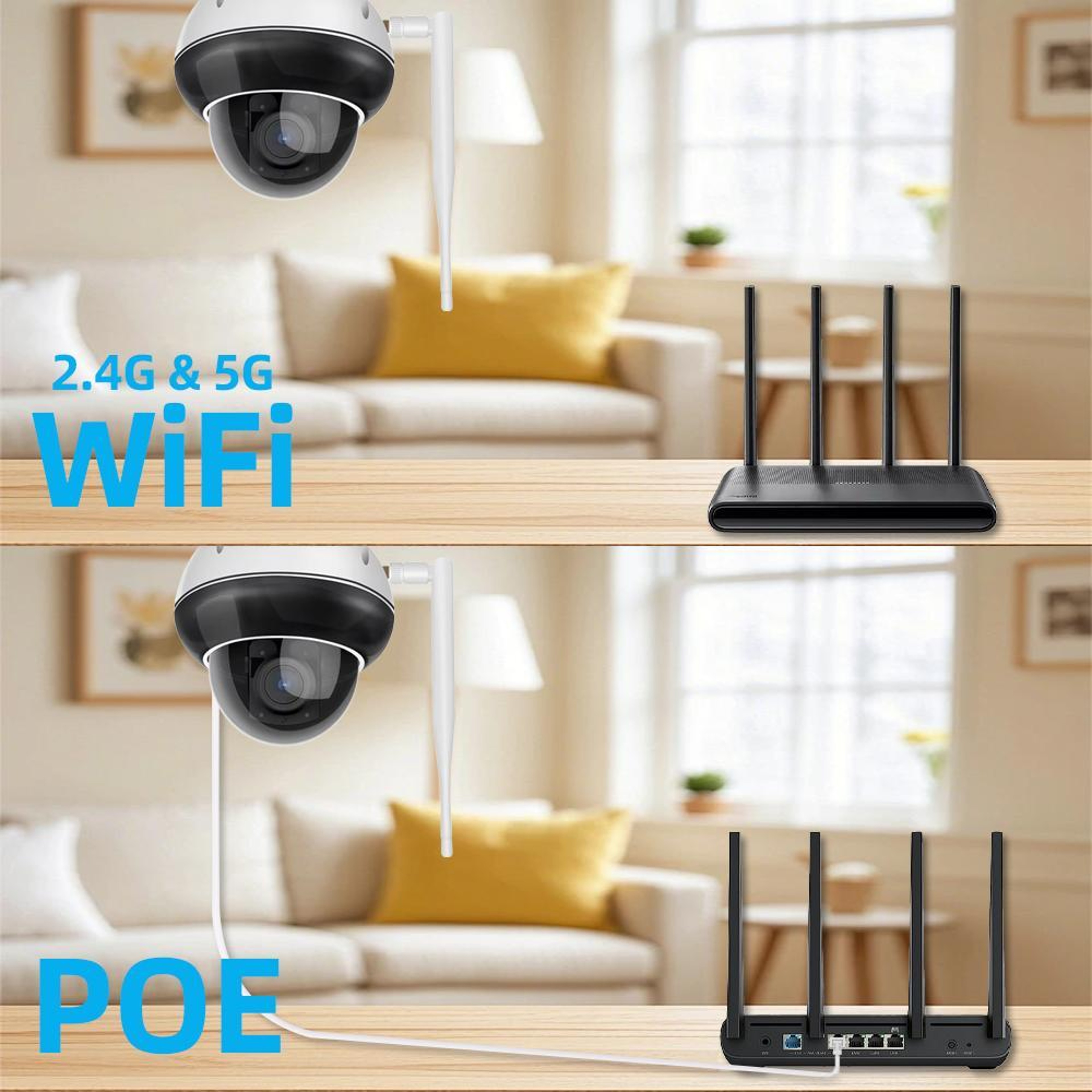 5MP Outdoor Dome Security Camera with 5X Optical Zoom and Dual-Band Wi-Fi – view 11