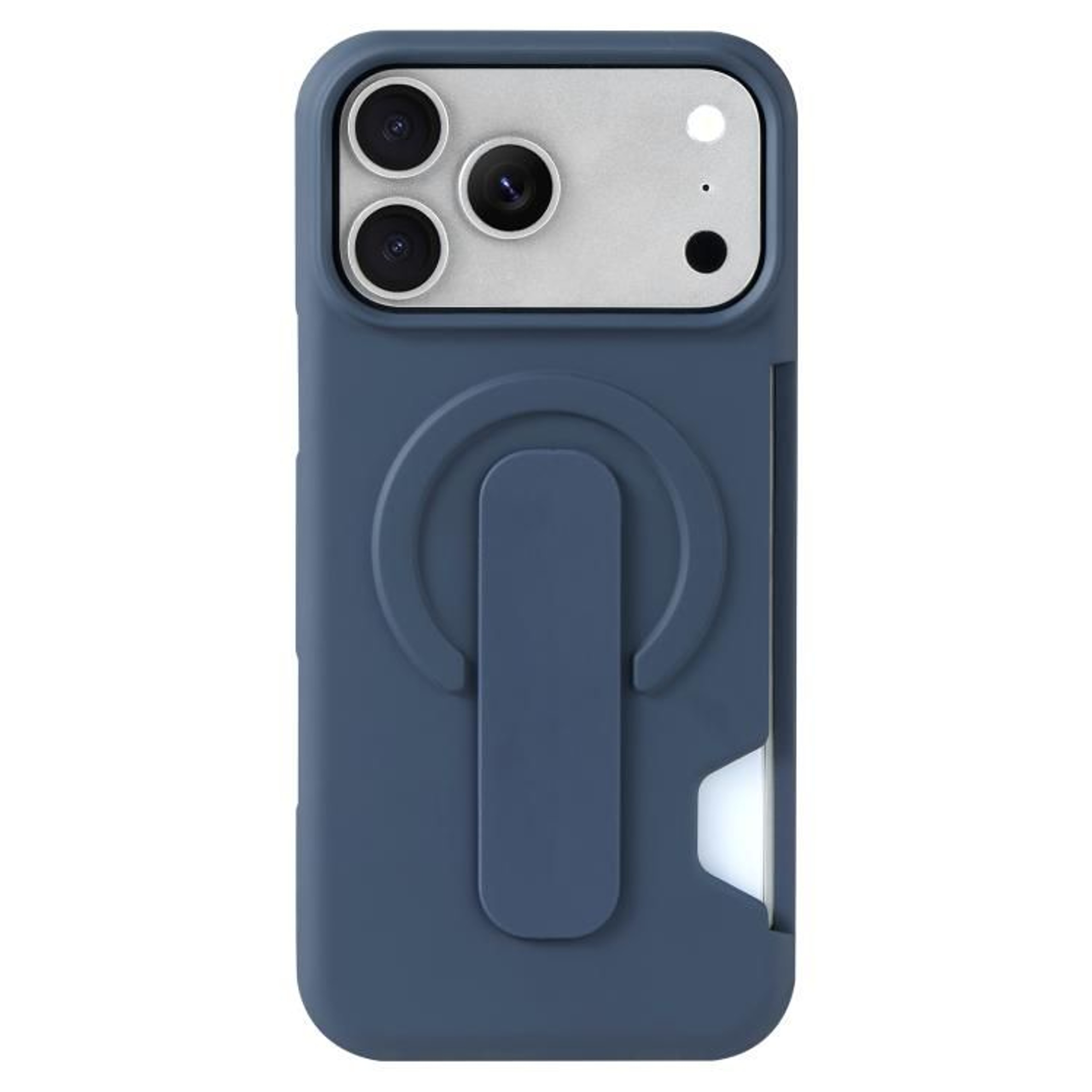 IPhone 17 Pro Magnetic Wallet Case With Card Holder And Kickstand 9