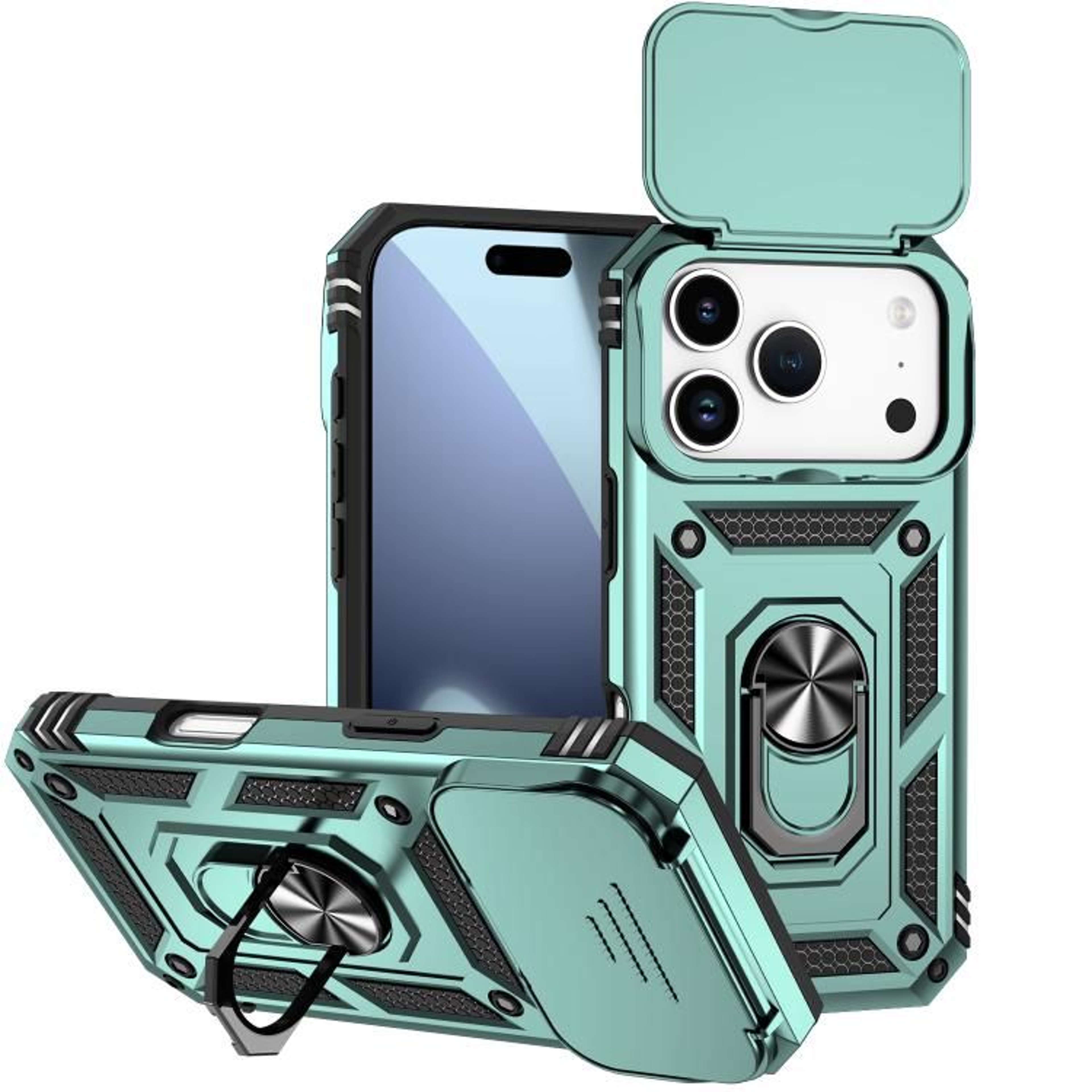 IPhone 18 Pro Max Case With Sliding Camera Cover Ring Holder And Magnetic Mount 11