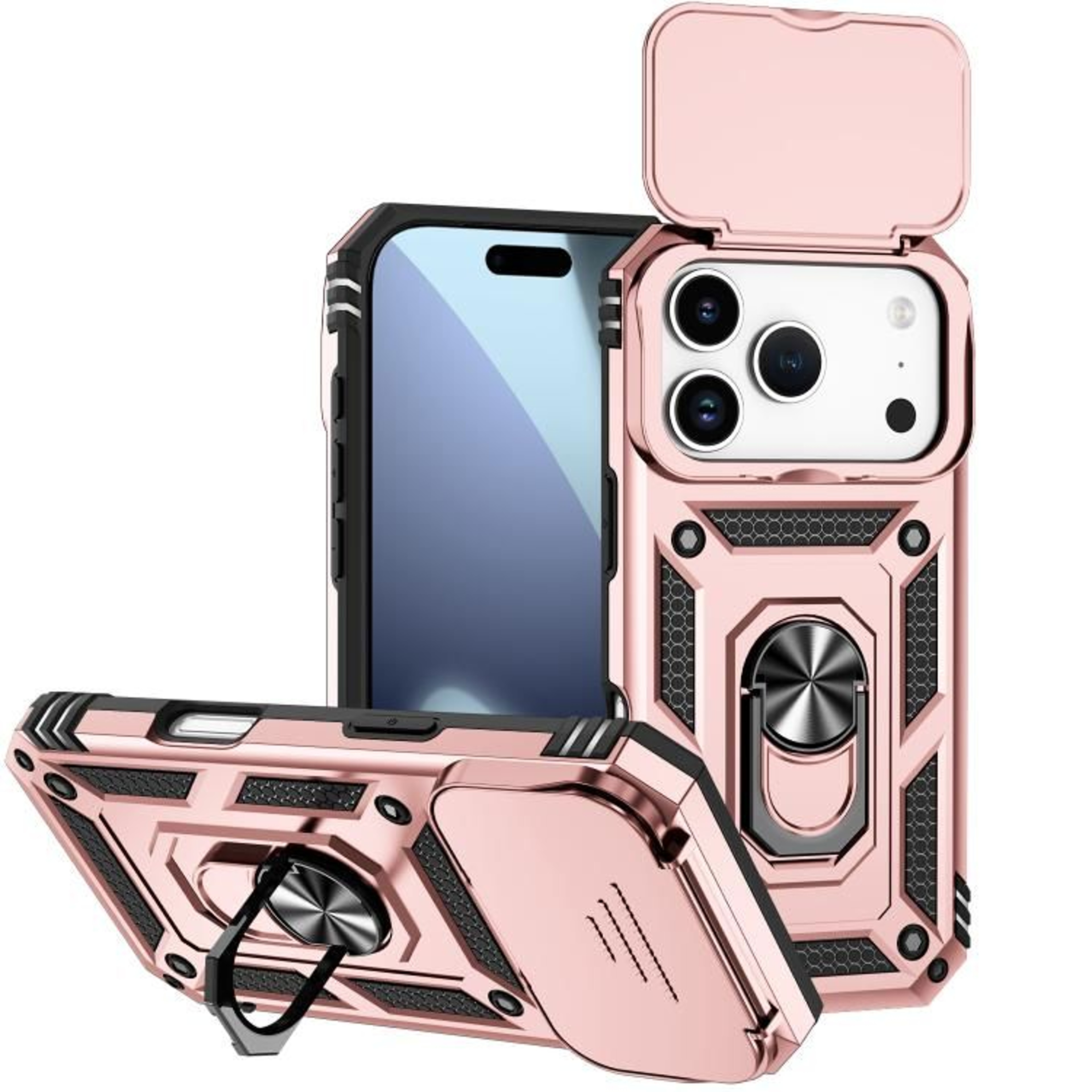 IPhone 18 Pro Max Case With Sliding Camera Cover Ring Holder And Magnetic Mount 12