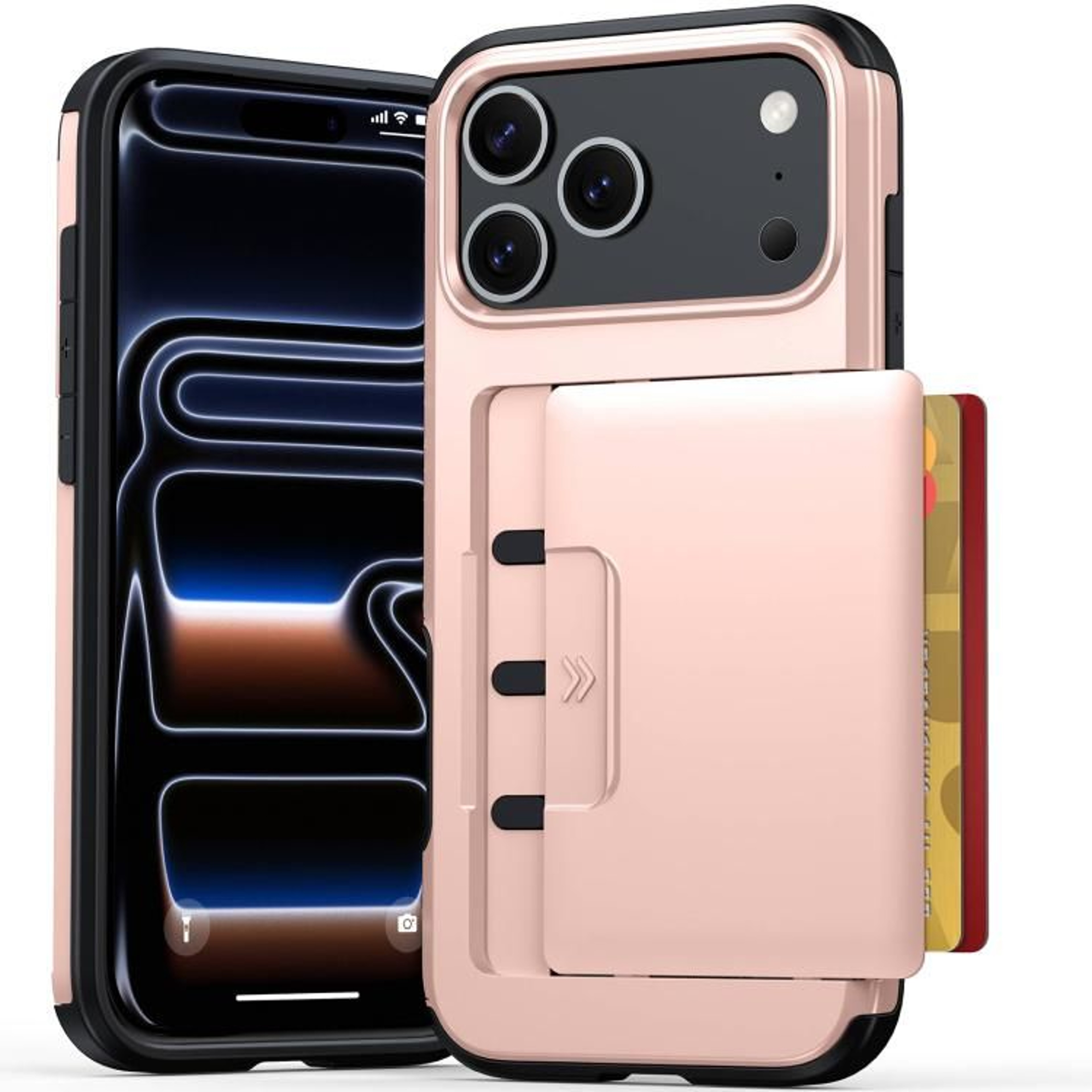 IPhone 18 Pro Wallet Case With Sliding Card Slot And Durable PC TPU Protection 10