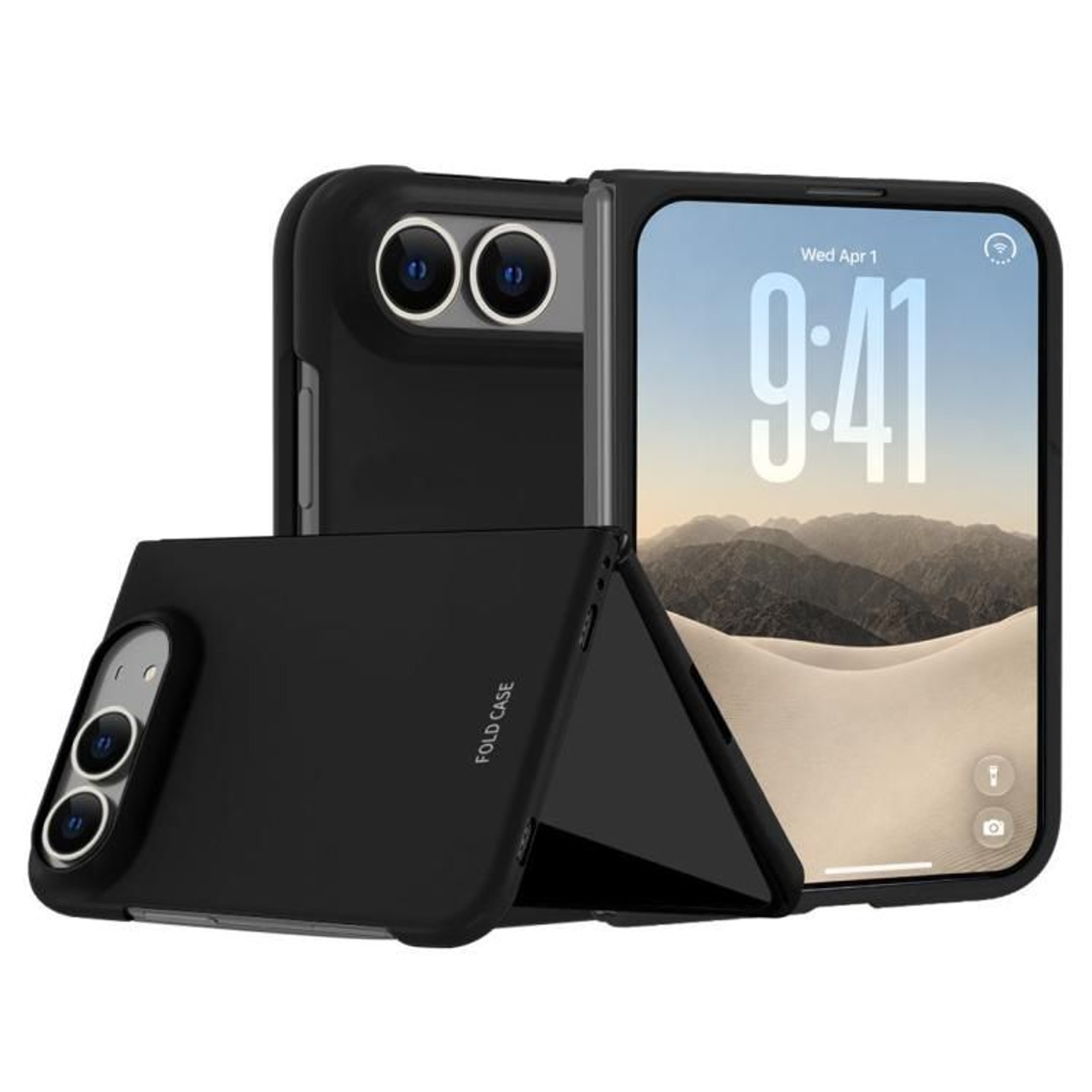 IPhone Duo Case With Electroplated Finish Shockproof IPhone Case Protection And Flip Stand 6