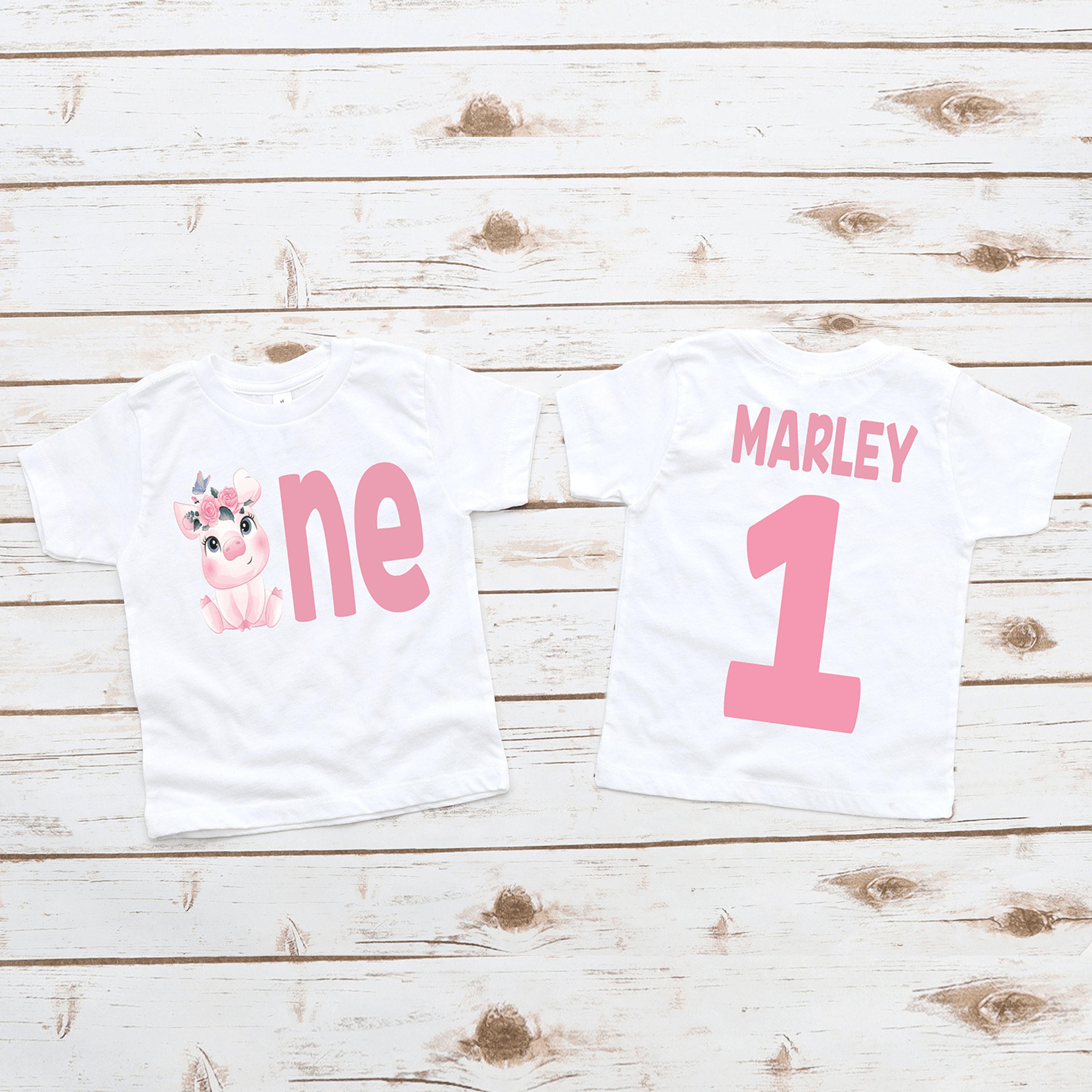 Pig Birthday Shirt Pig 1st Birthday Shirt First Birthday Pig Outfit Farm Birthday Shirt Family Matc 1