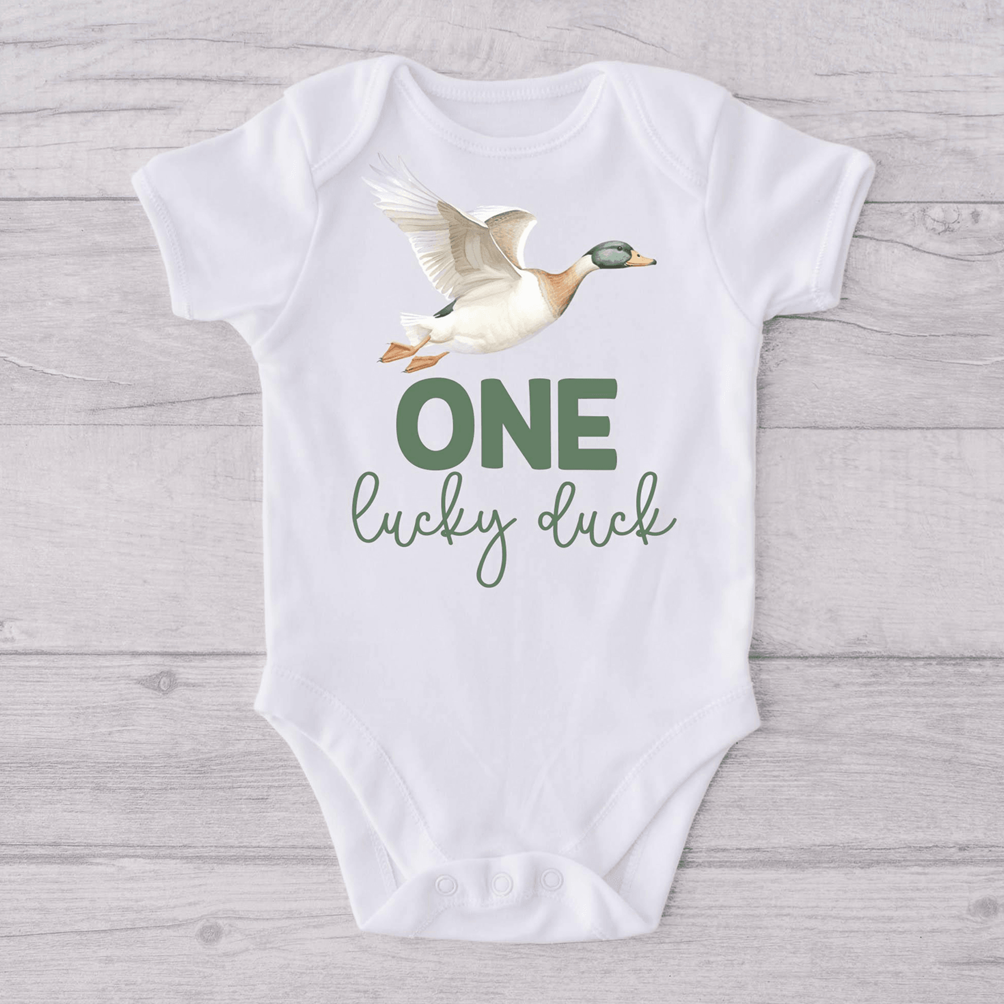 One Lucky Duck 1st Birthday Shirt Personalized Duck Birthday Tee Family Matching Duck Shirts First