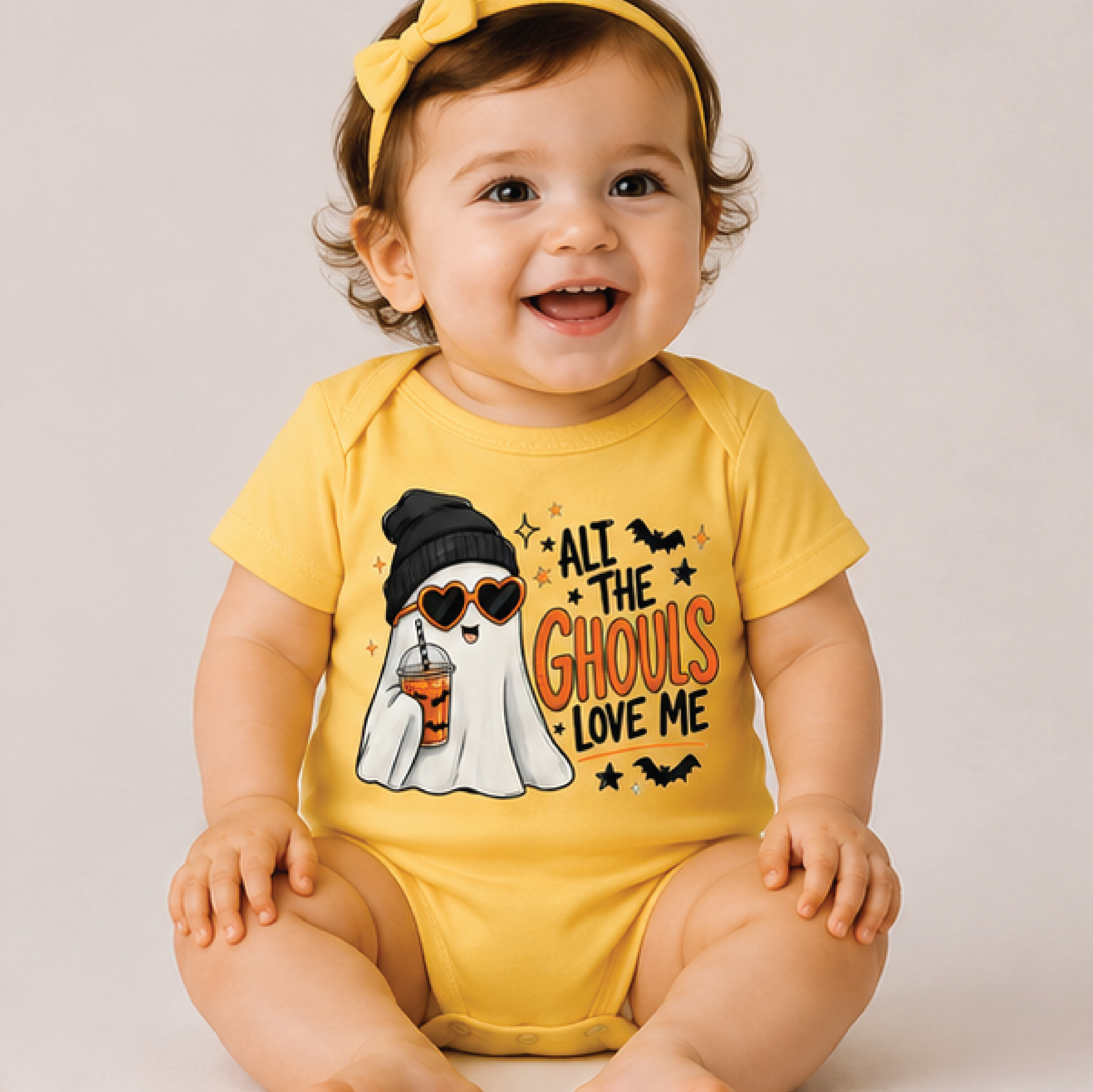 All The Ghouls Love Me Kids Shirt Funny Ghost Halloween Toddler Tee Cute Spooky Boys Shirt Trick Or 1