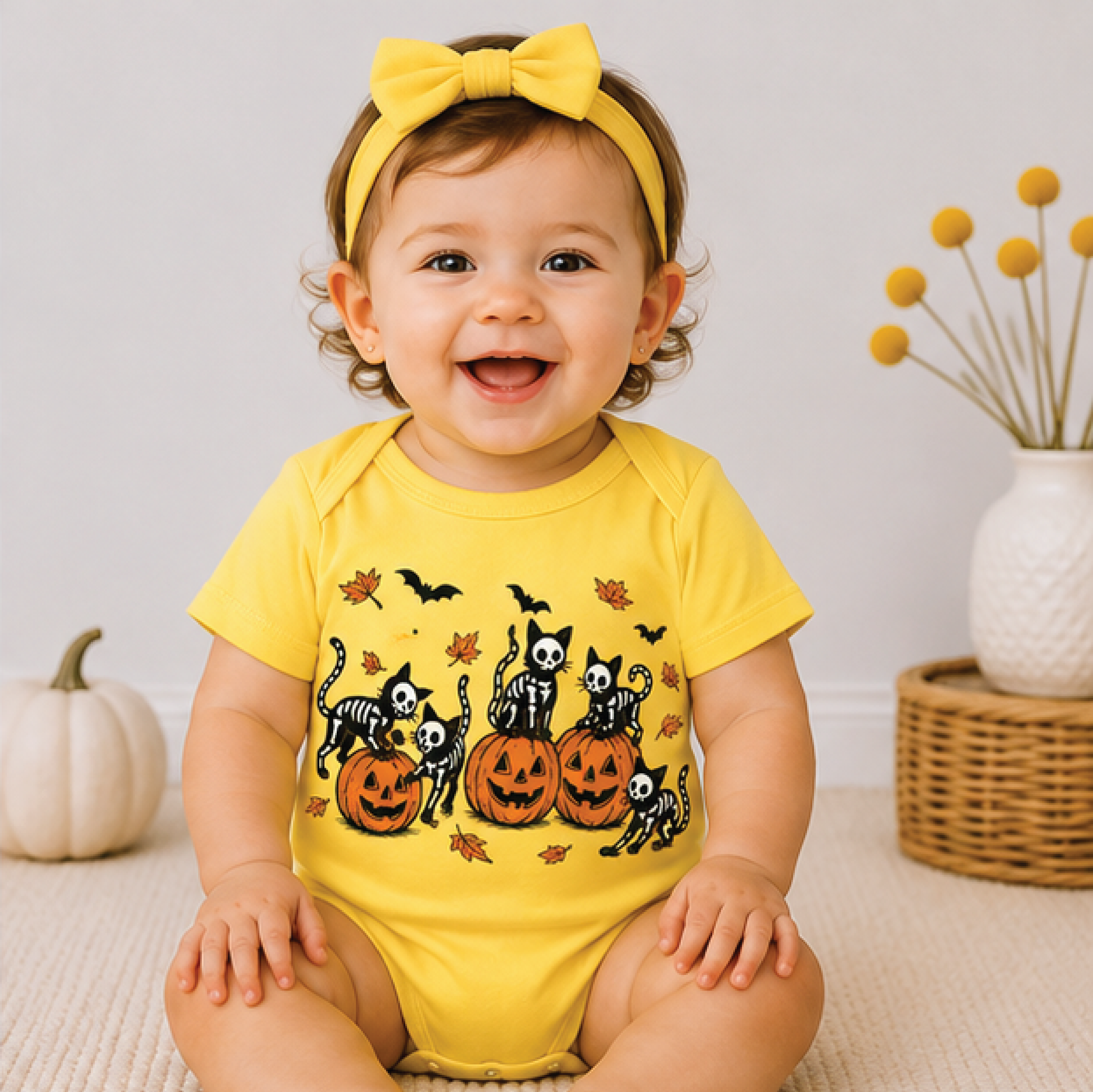 Black Cat Pumpkin Halloween Kids Shirt Spooky Kitty Toddler Tee Cute Pumpkin Cat Fall Shirt Trick O 1