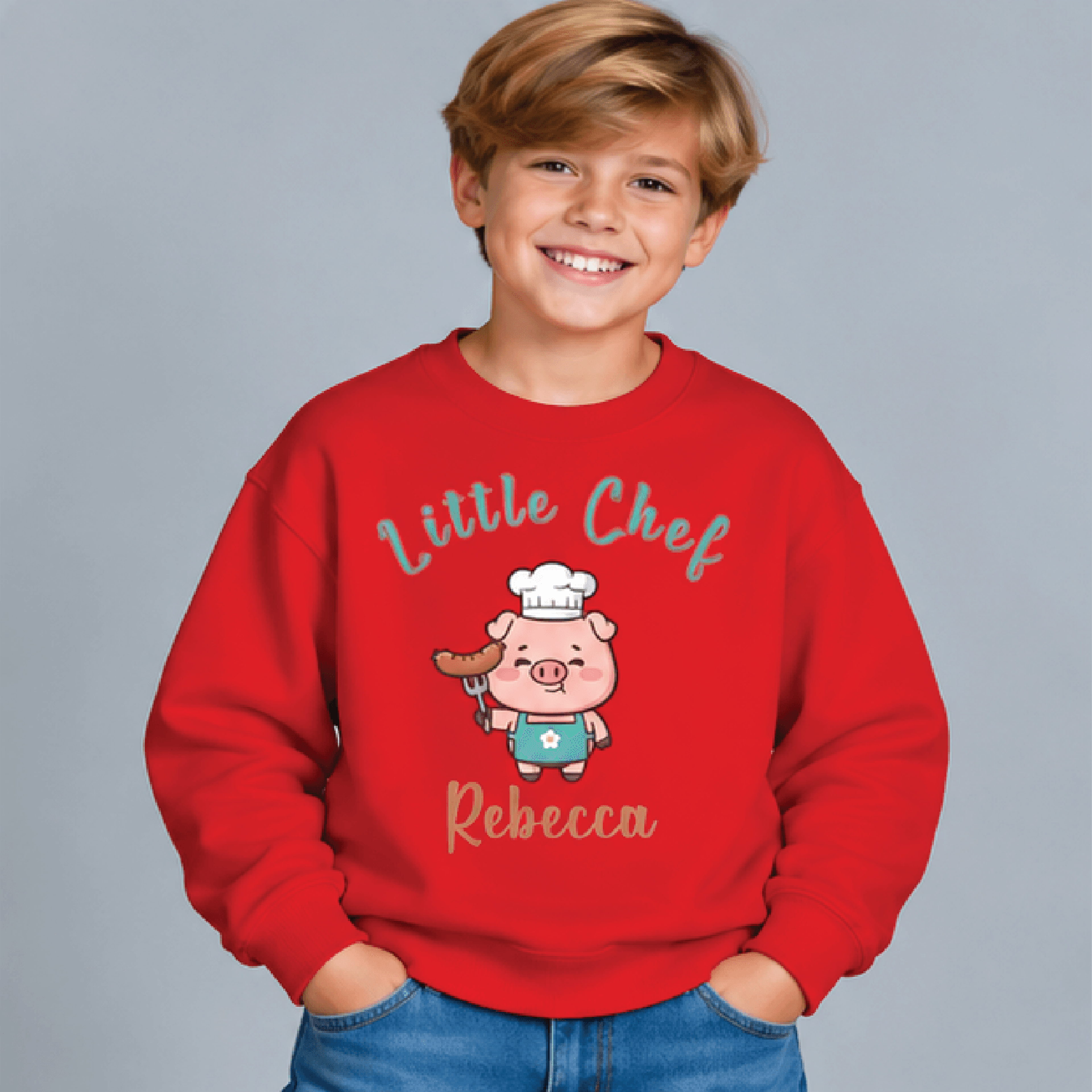 Christmas Ornament Sweatshirt Kids Youth Unisex Holiday Crewneck Cute Colorful Bauble Festive Chris 3