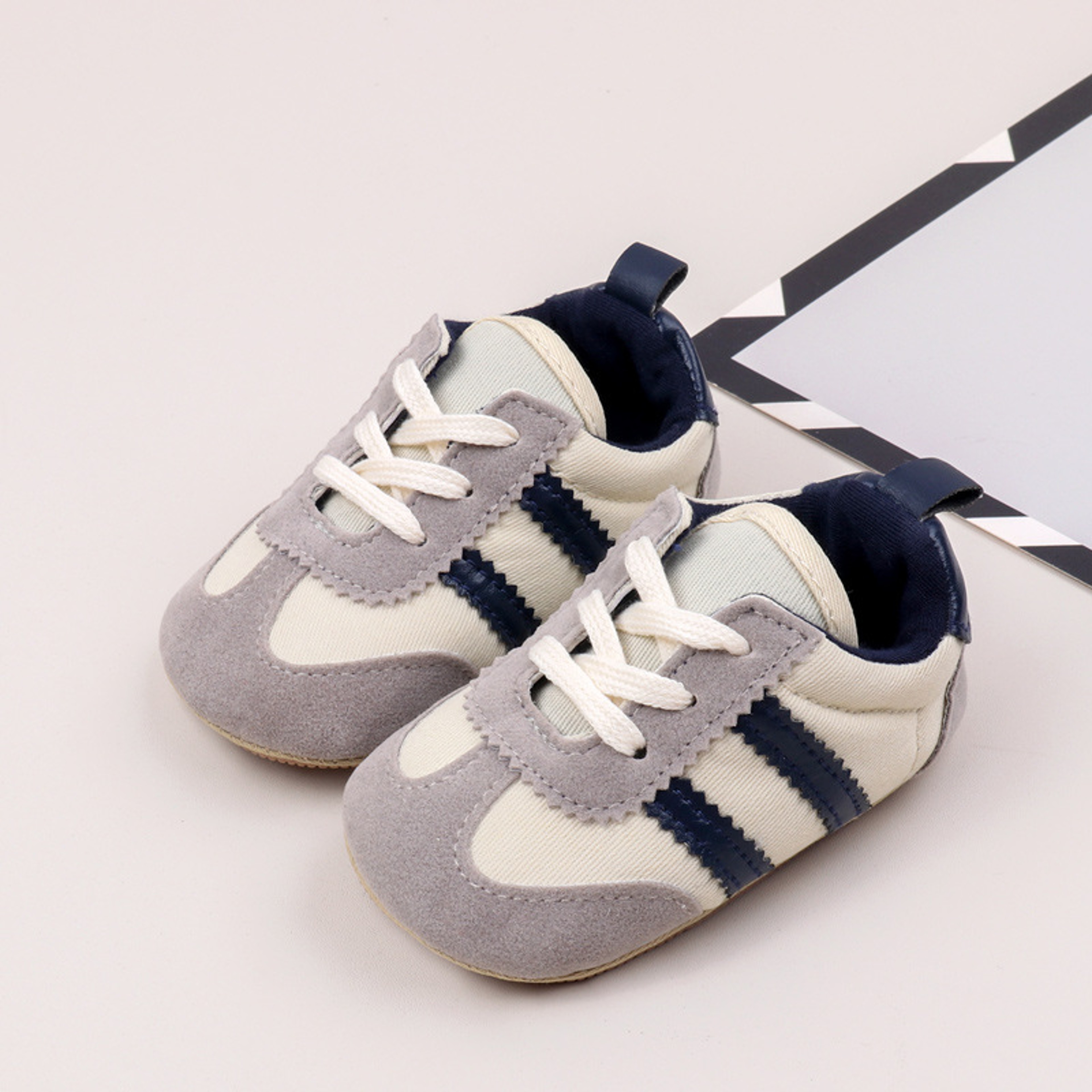 Baby Moccasins, Toddler First Walker Soft Sole Fashion Shoes for Newborn Boys & Girls Sneakers – view 2