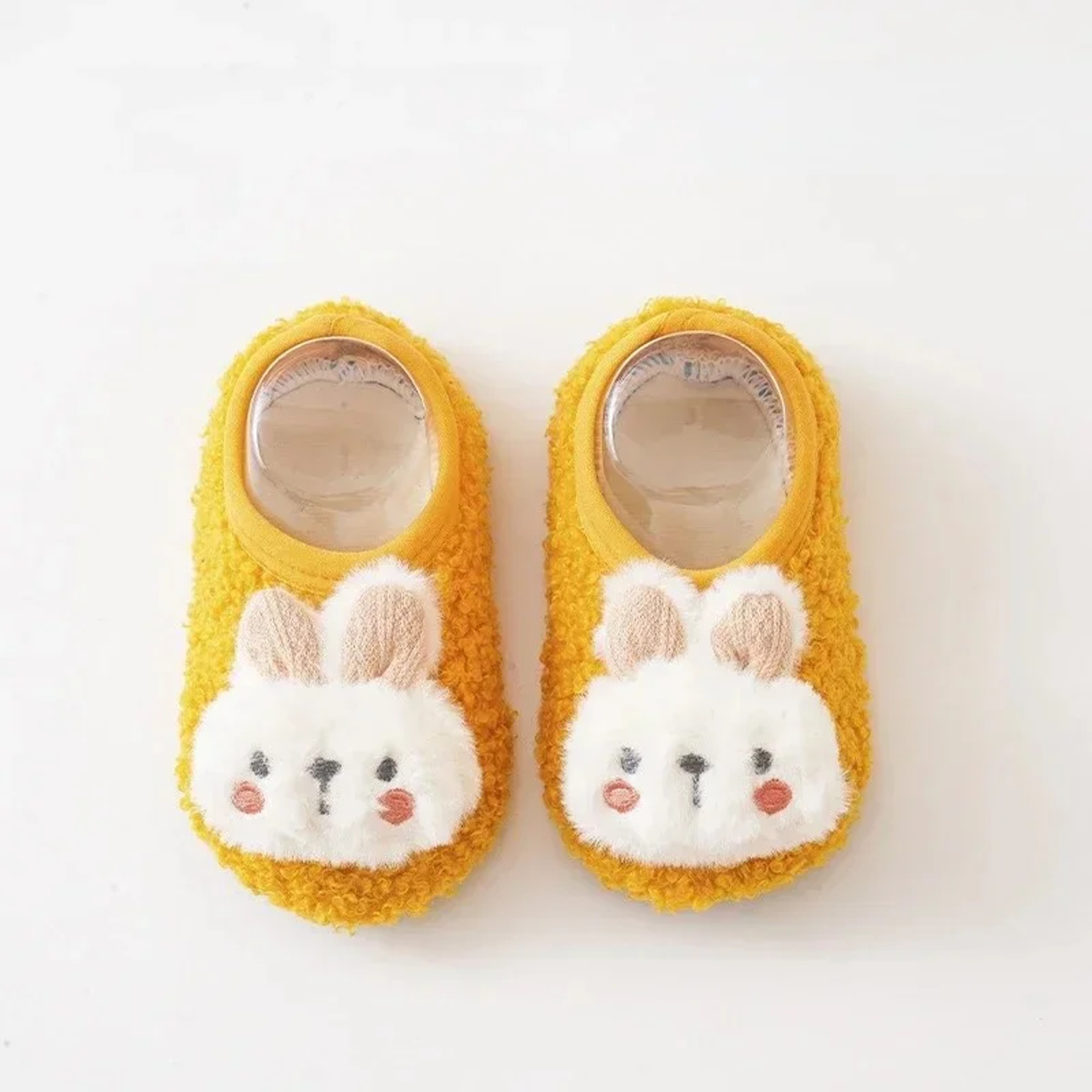 Childrens Cartoon Rabbit Baby Floor Socks Toddler Plush Slippers Soft Non-slip Prewalker Warm Indoor Home Shoes – view 9