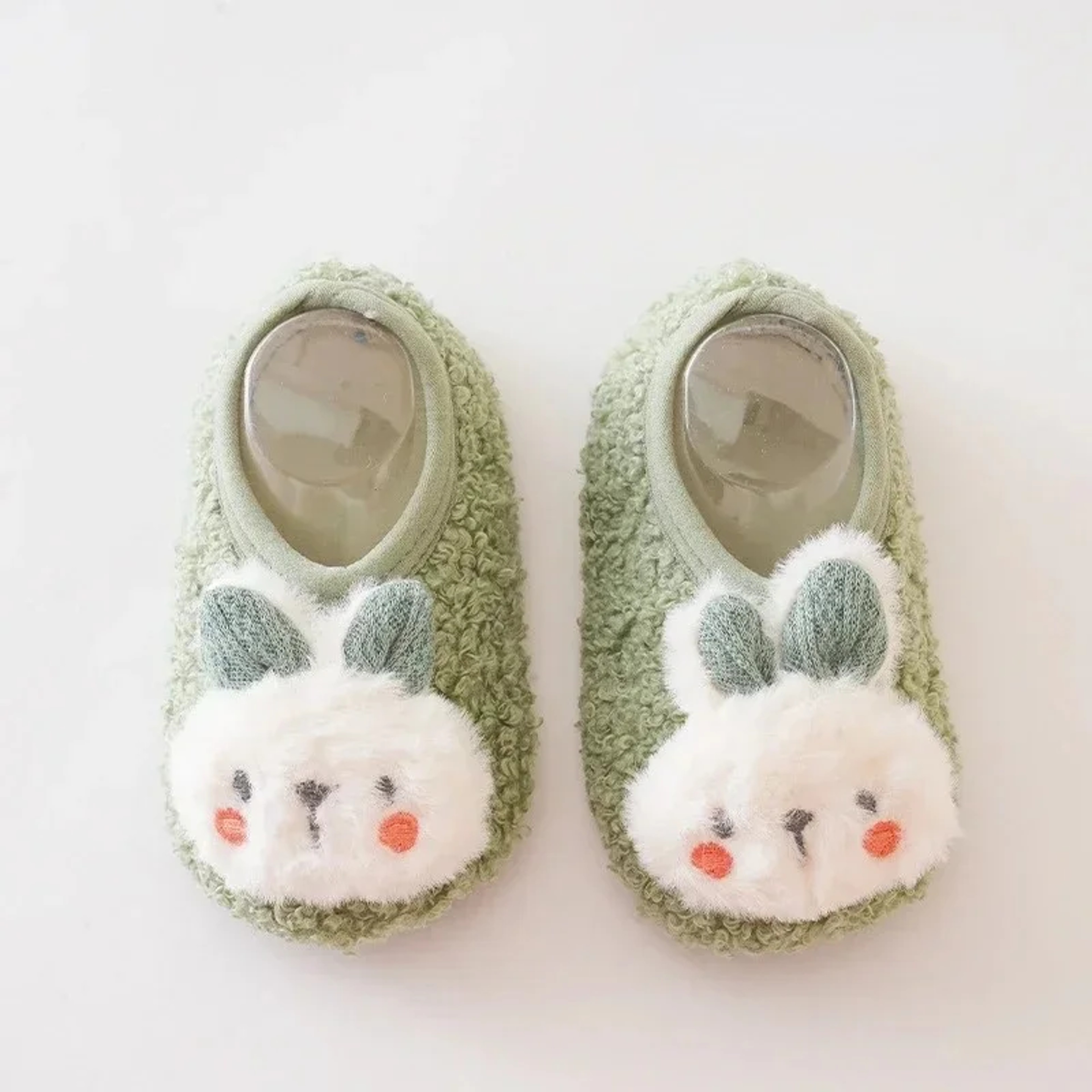 Childrens Cartoon Rabbit Baby Floor Socks Toddler Plush Slippers Soft Non-slip Prewalker Warm Indoor Home Shoes – view 11
