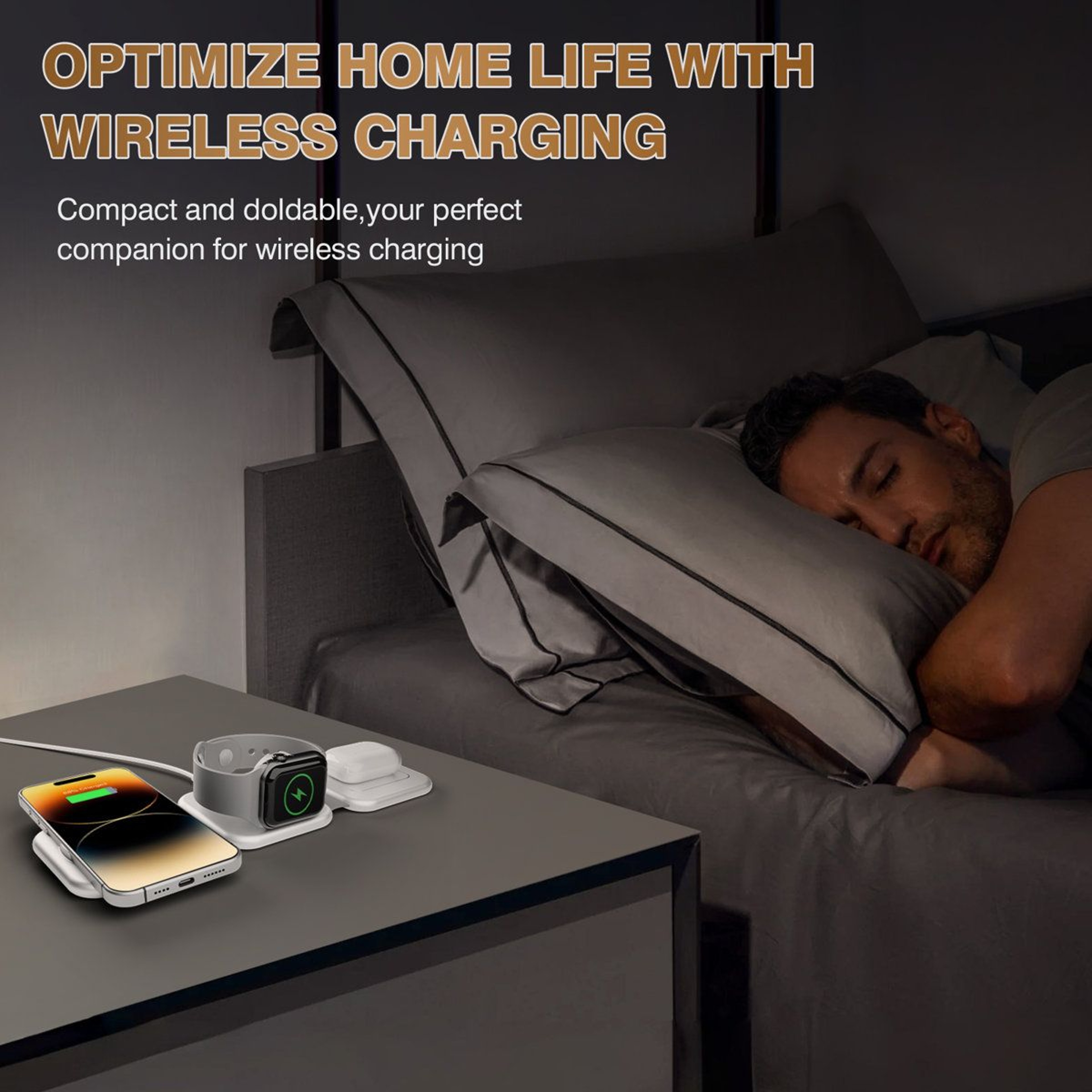 Magnetic 3 In 1 Wireless Charging Station For Apple Devices 7