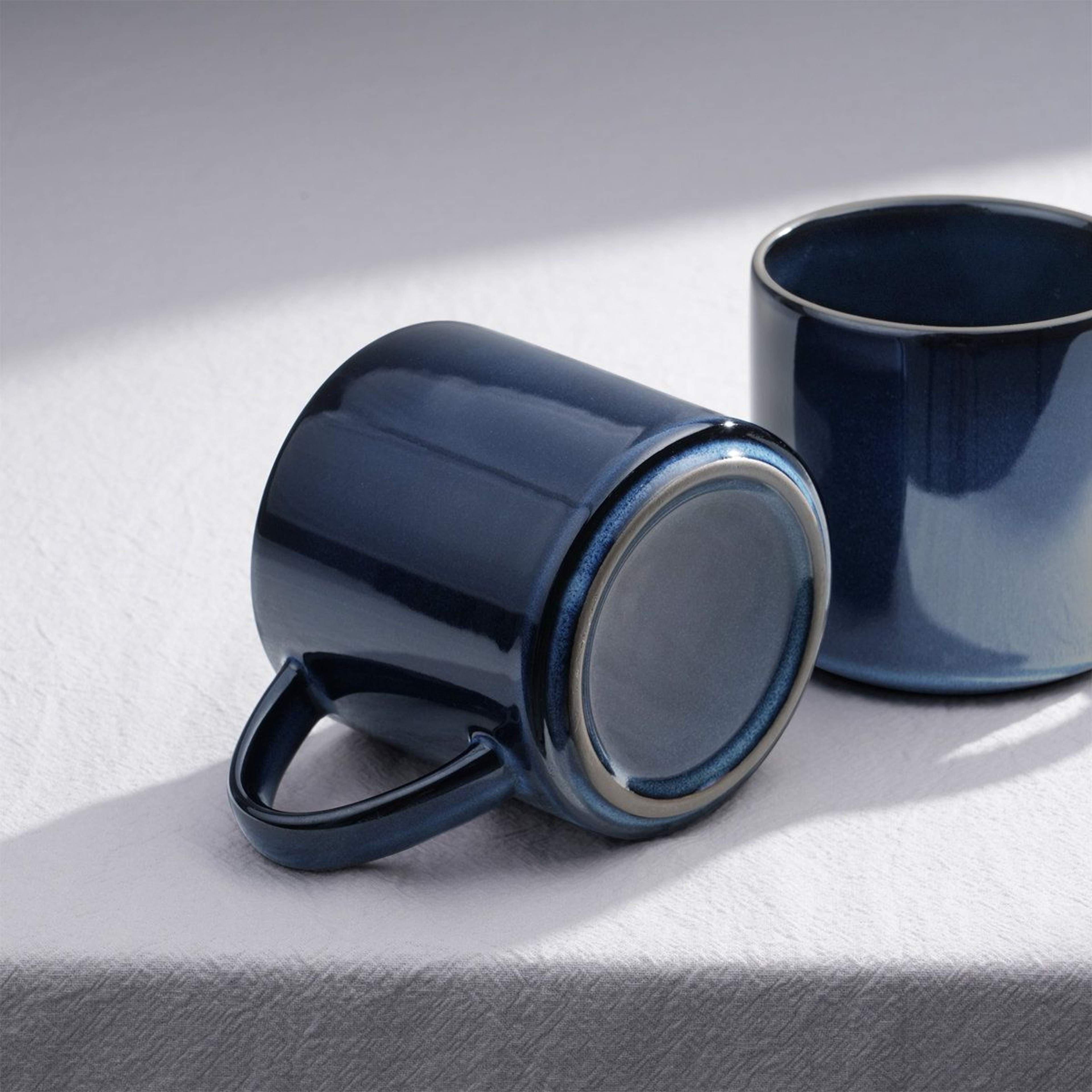 Artisan 14 Oz Stoneware Coffee Mug Set Of 4 With Reactive Glaze 15