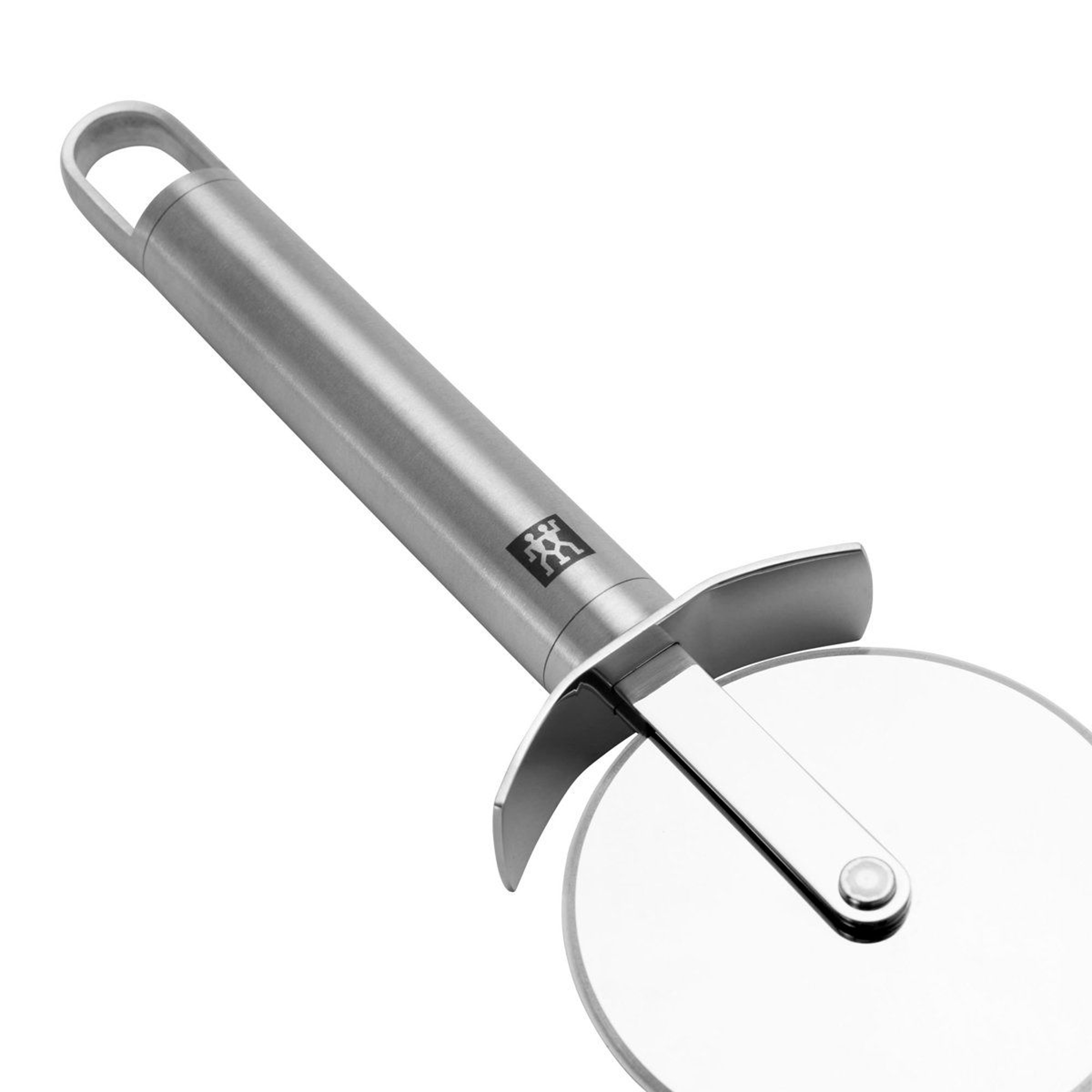 Stainless Steel Pizza Cutter With Ergonomic Wheel And Finger Guard 1