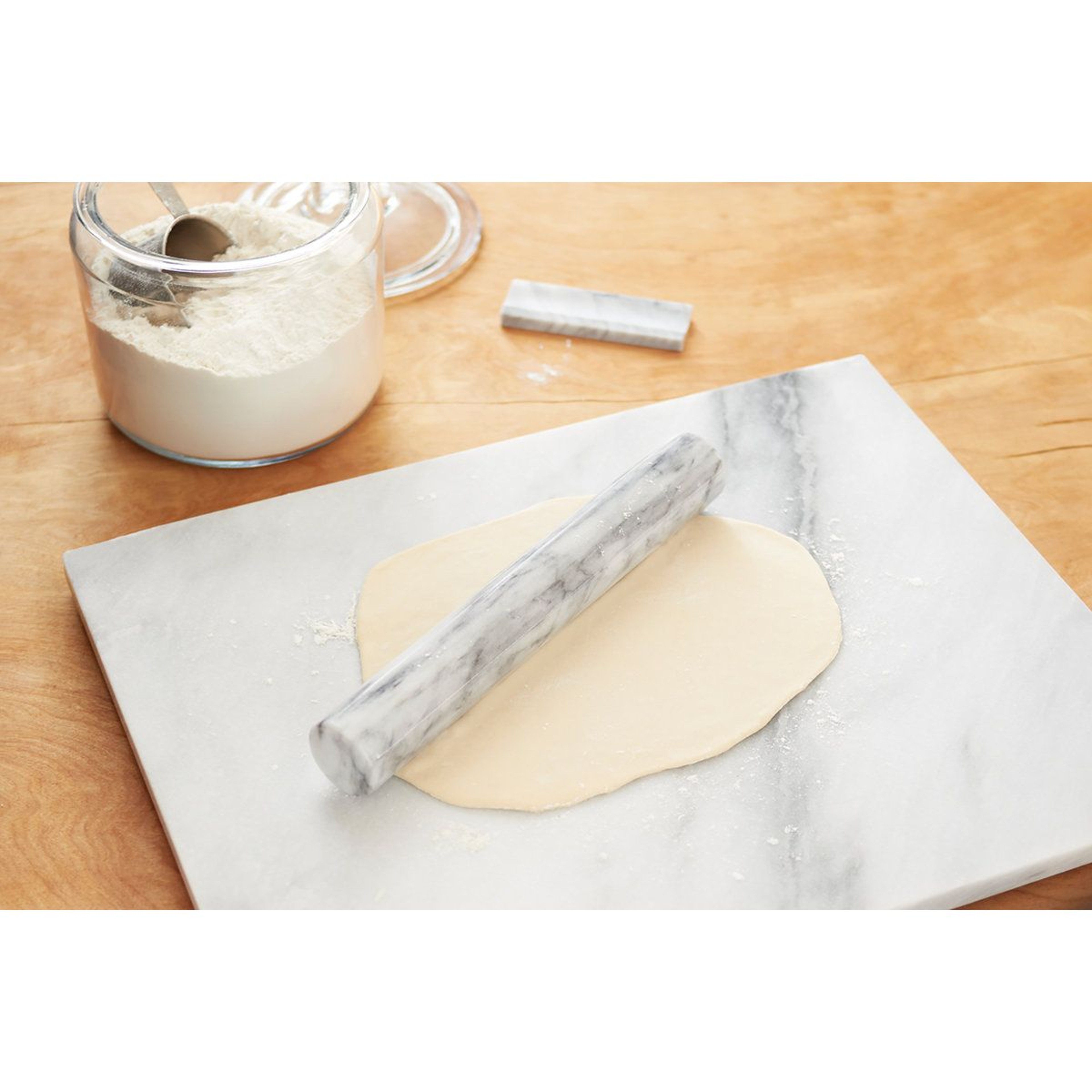 Fox Run 11 Inch Marble Rolling Pin French Rolling Pin With Stand For Pastry And Dough 1