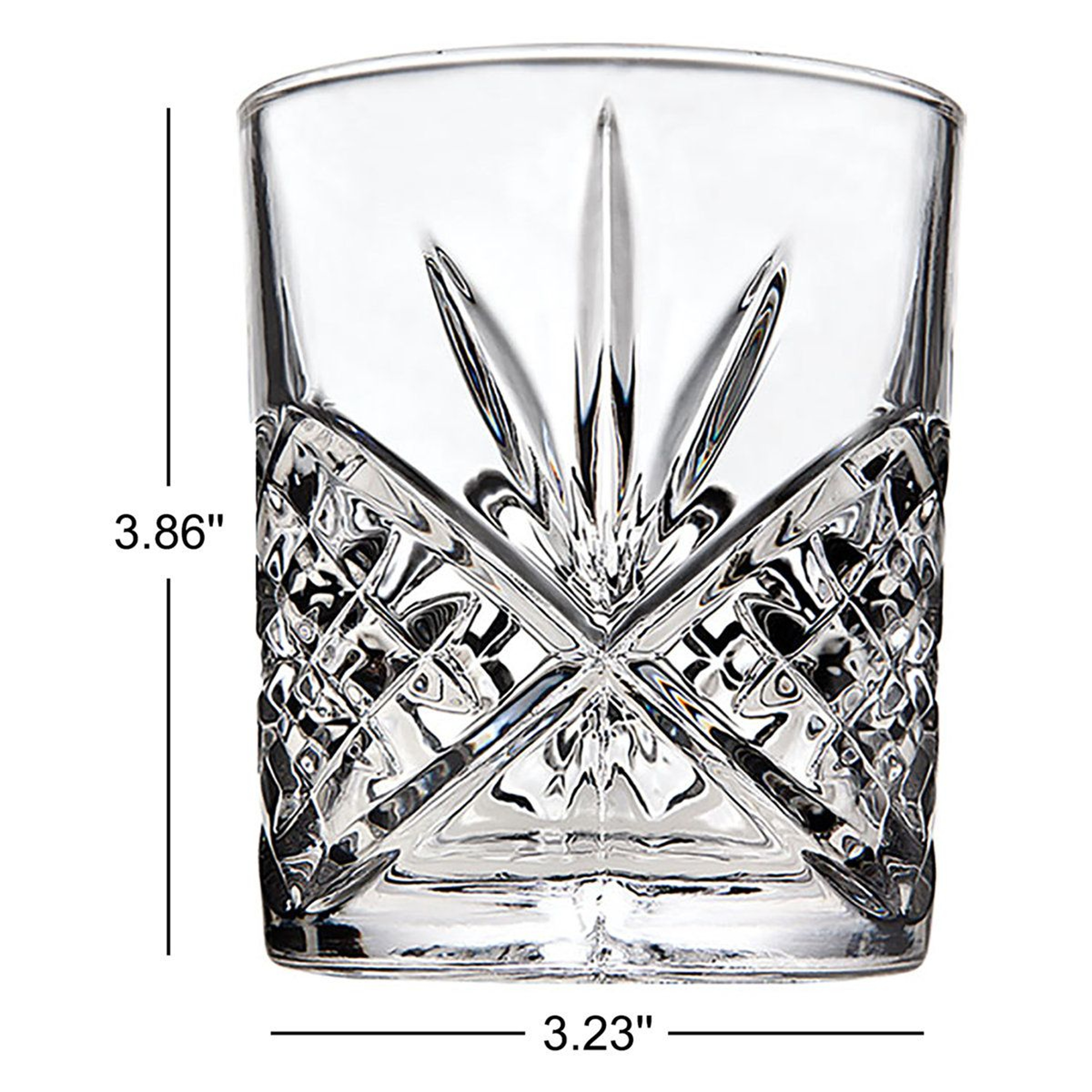 Godinger Dublin Crystal Whiskey Glasses 11 Oz Set Of 4 Double Old Fashioned Glasses 5