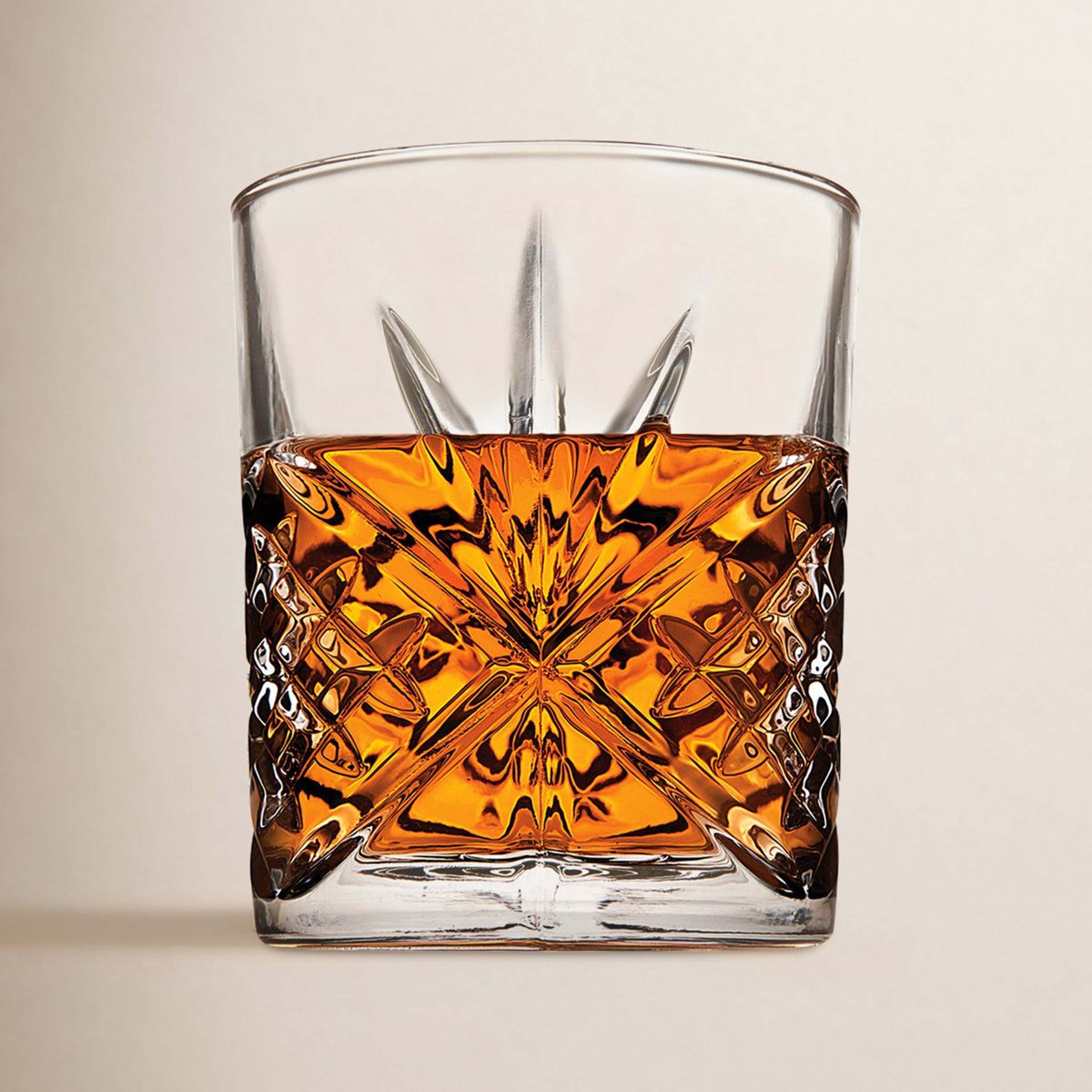 Godinger Dublin Crystal Whiskey Glasses 11 Oz Set Of 4 Double Old Fashioned Glasses 8